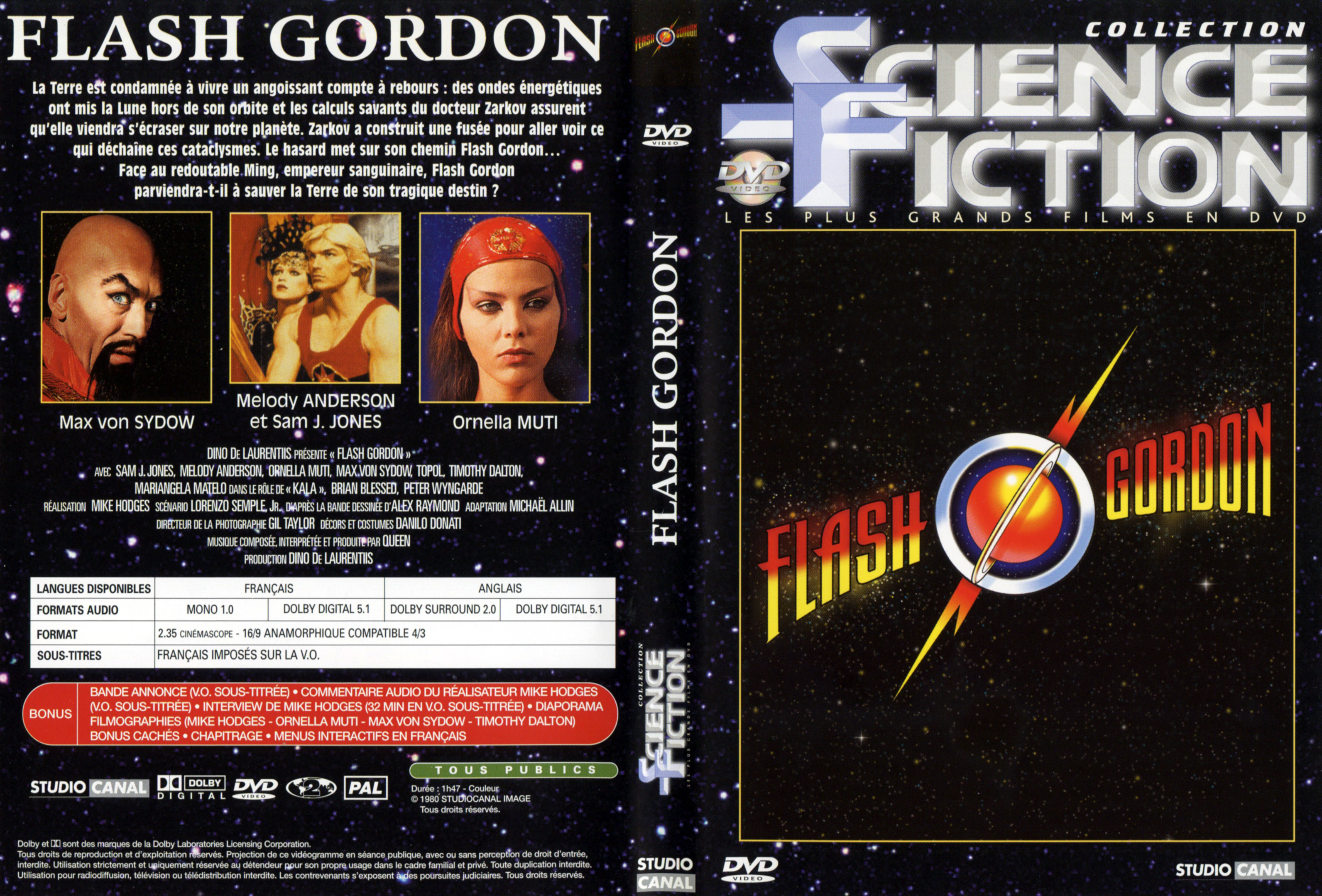 Jaquette DVD Flash Gordon v2