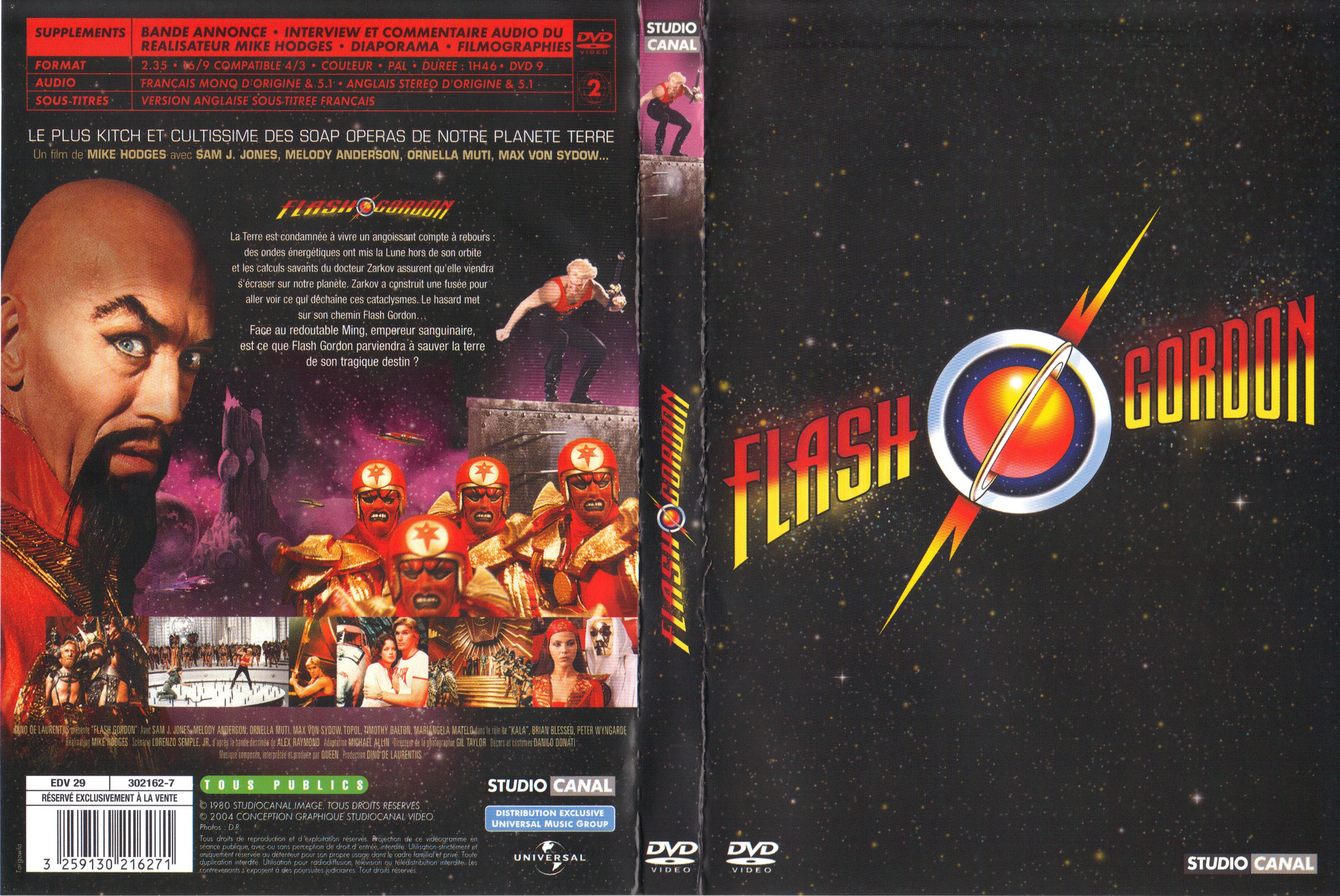Jaquette DVD Flash Gordon v3