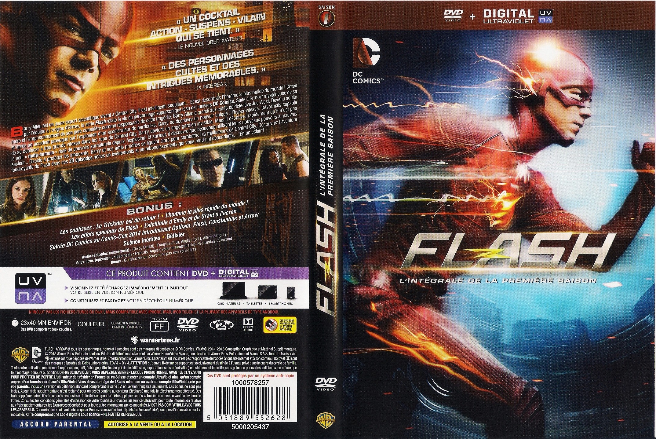 Jaquette DVD Flash (2014) Saison 1