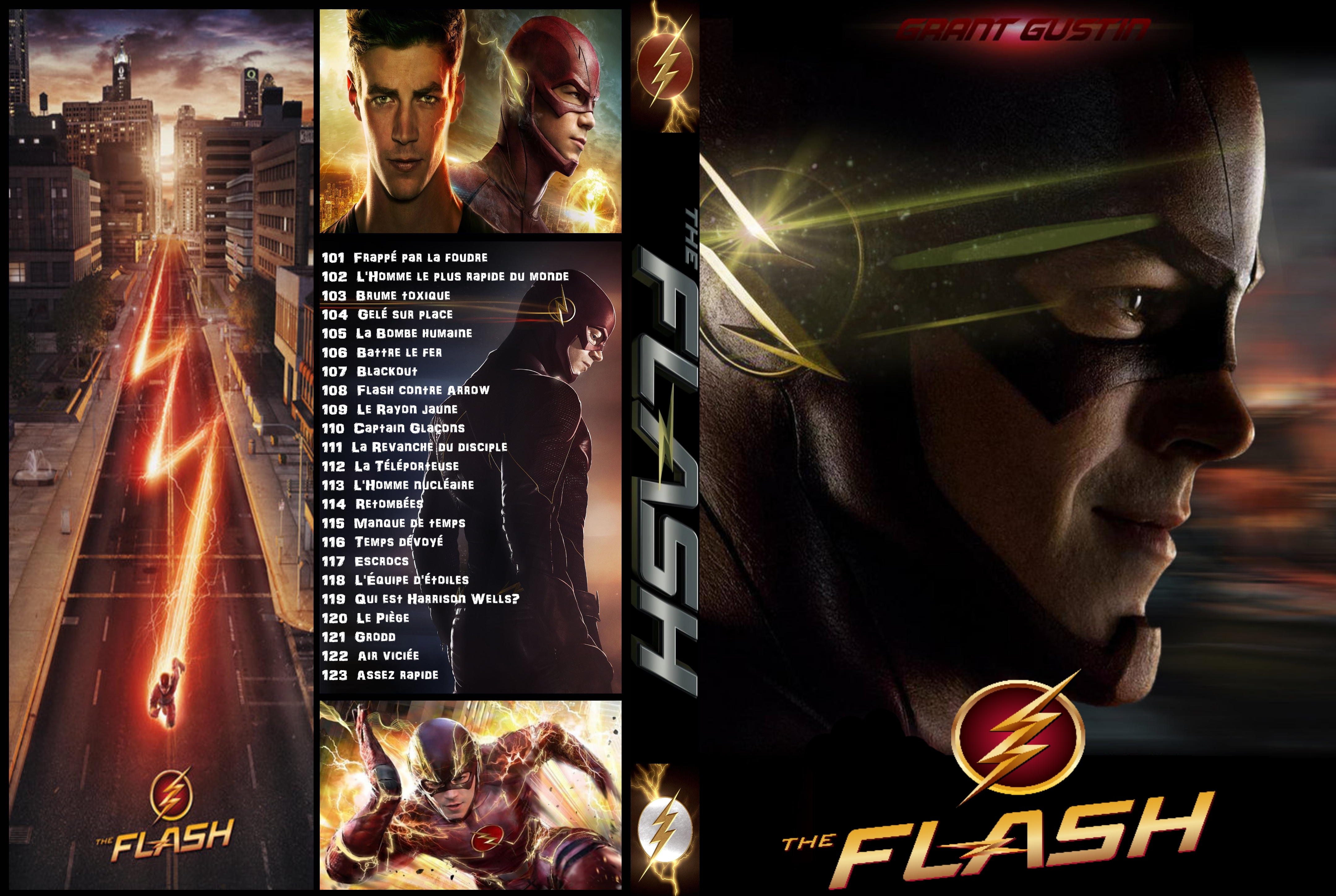 Jaquette DVD Flash (2014) Saison 1 custom