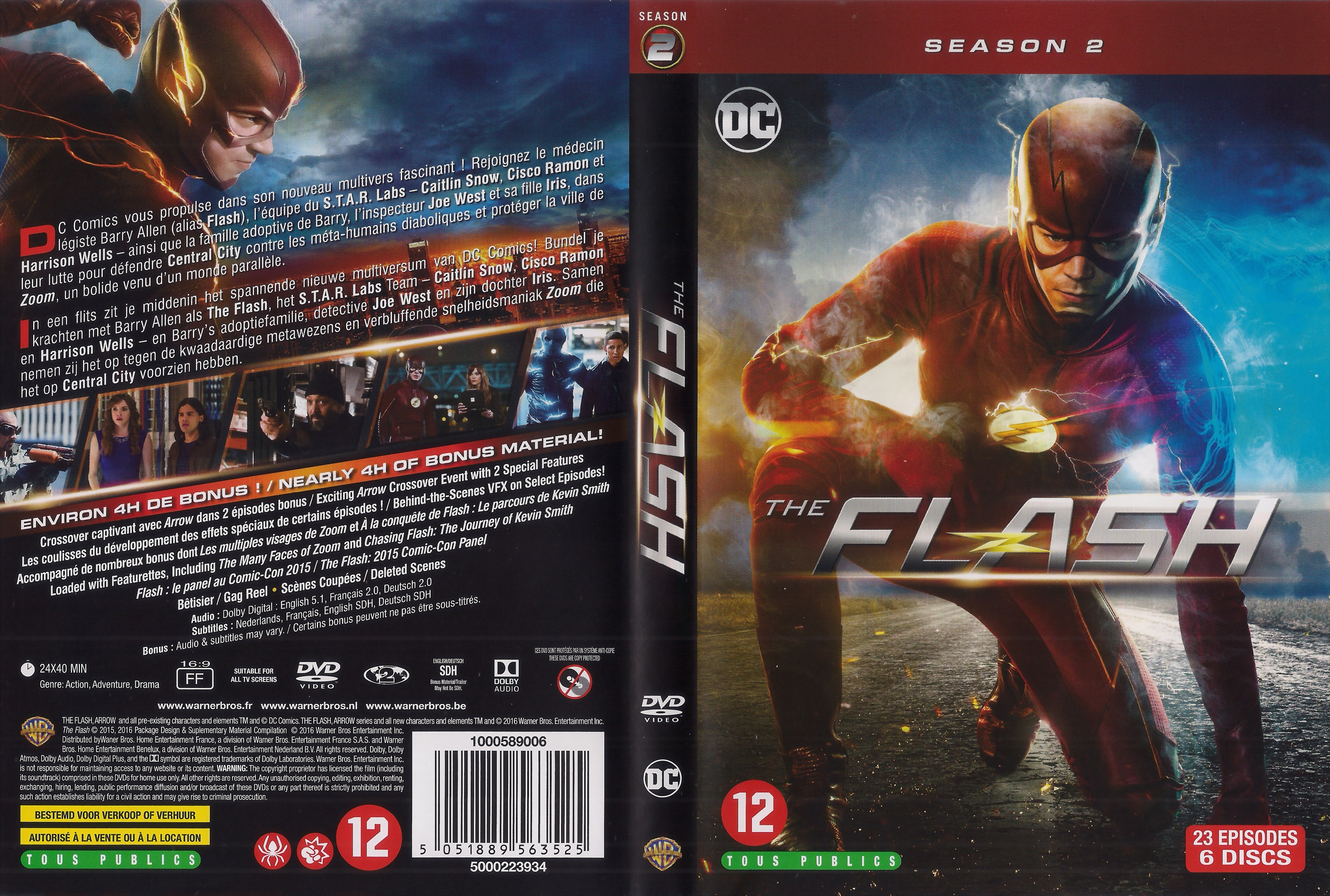 Jaquette DVD Flash saison 2