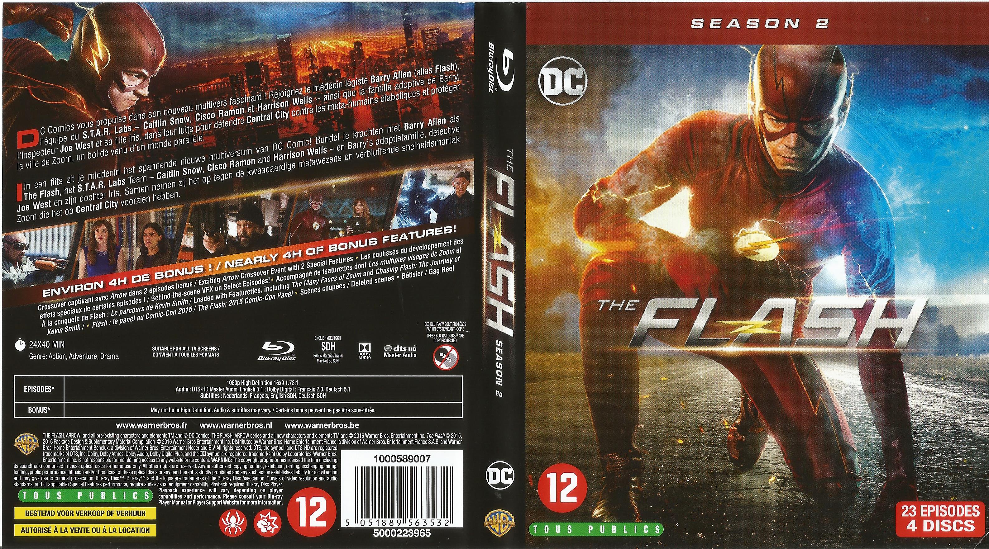 Jaquette DVD Flash saison 2 (BLU-RAY)