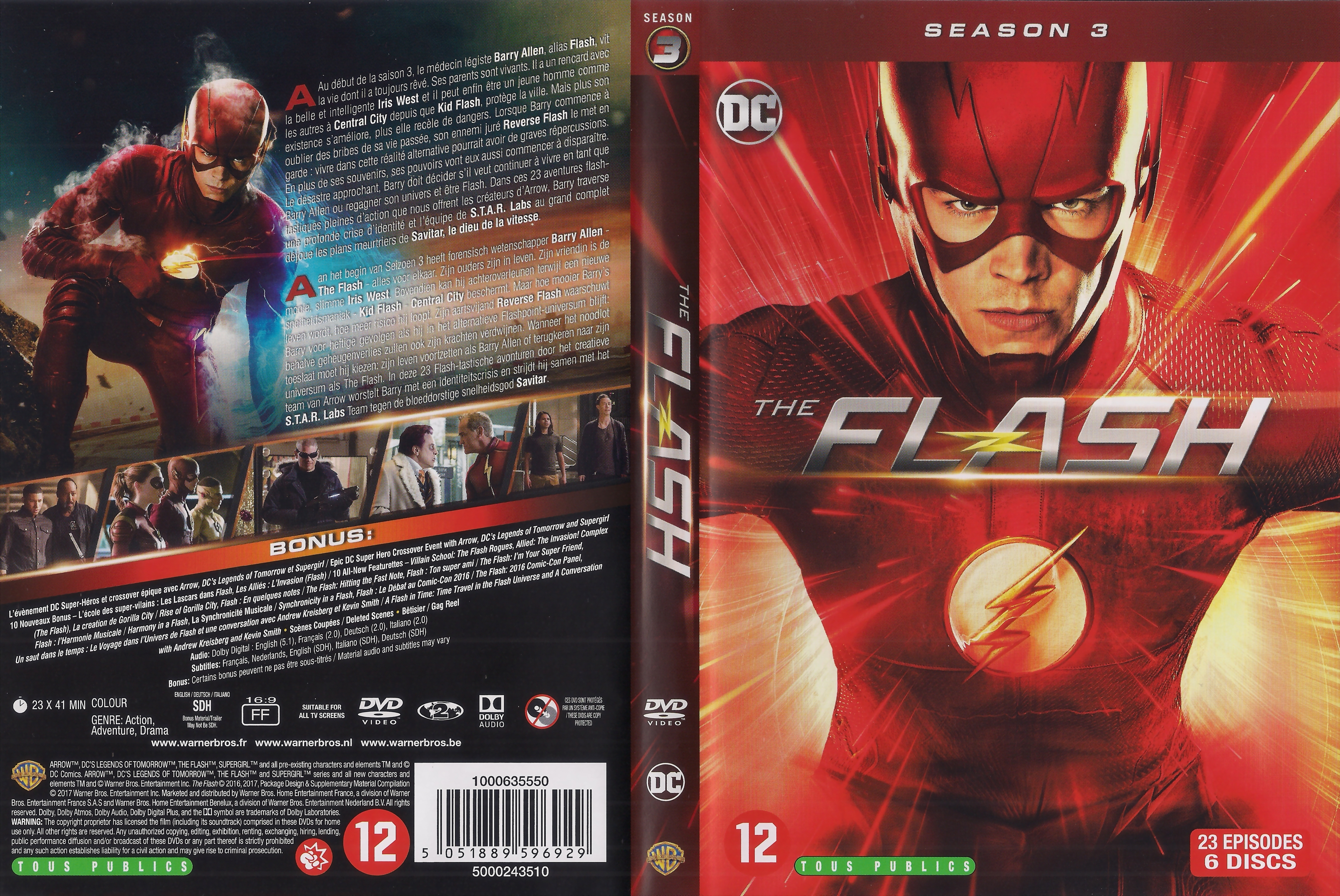 Jaquette DVD Flash saison 3