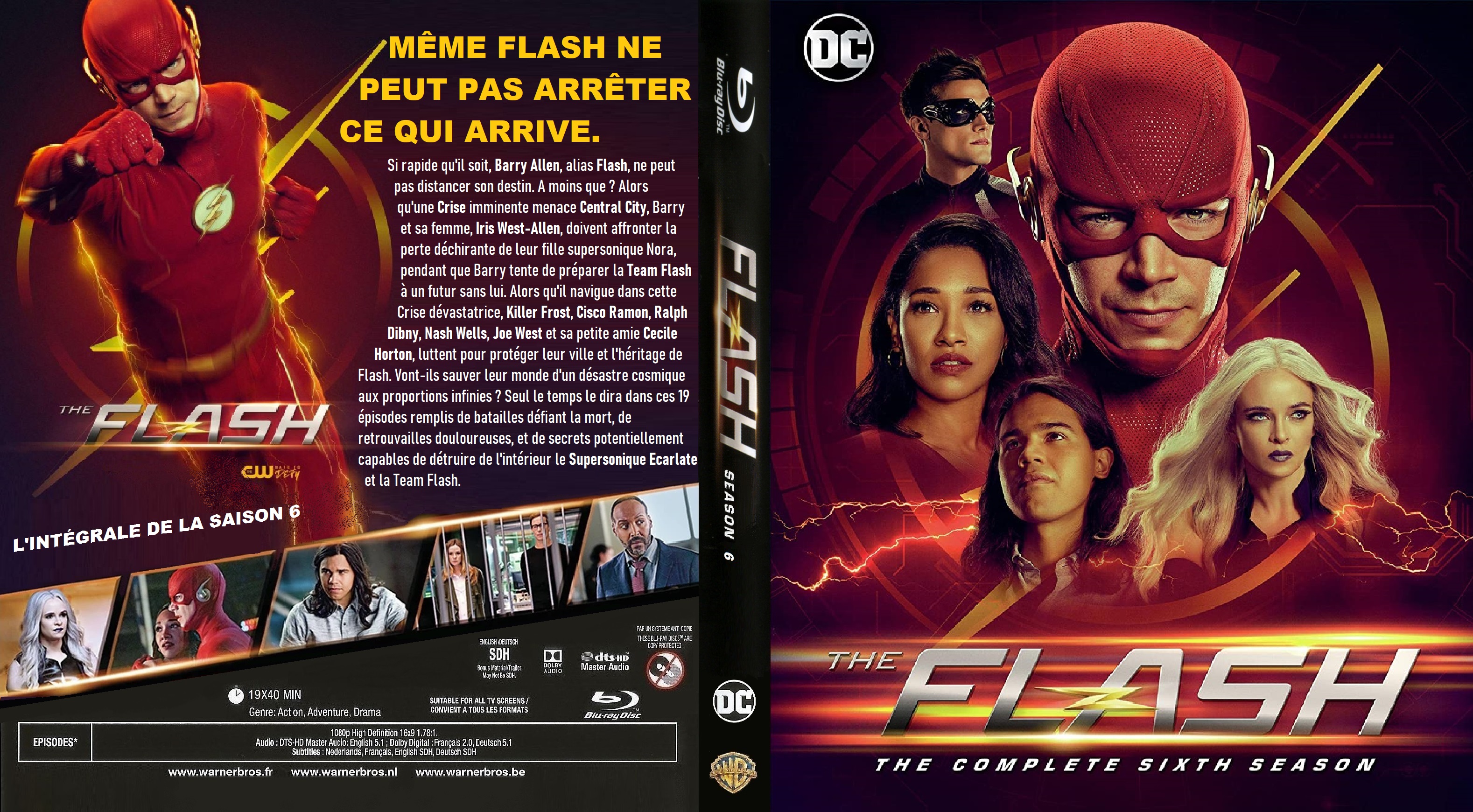 Jaquette DVD Flash saison 6 custom (BLU-RAY) v2
