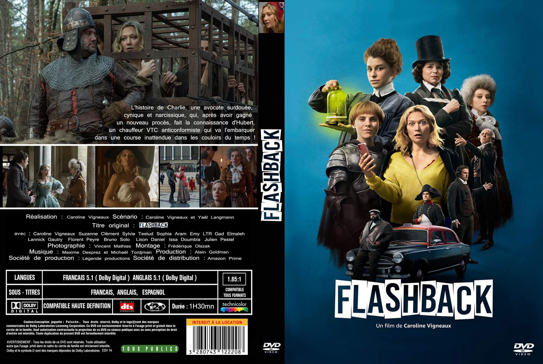 Jaquette DVD Flashback (2021) custom