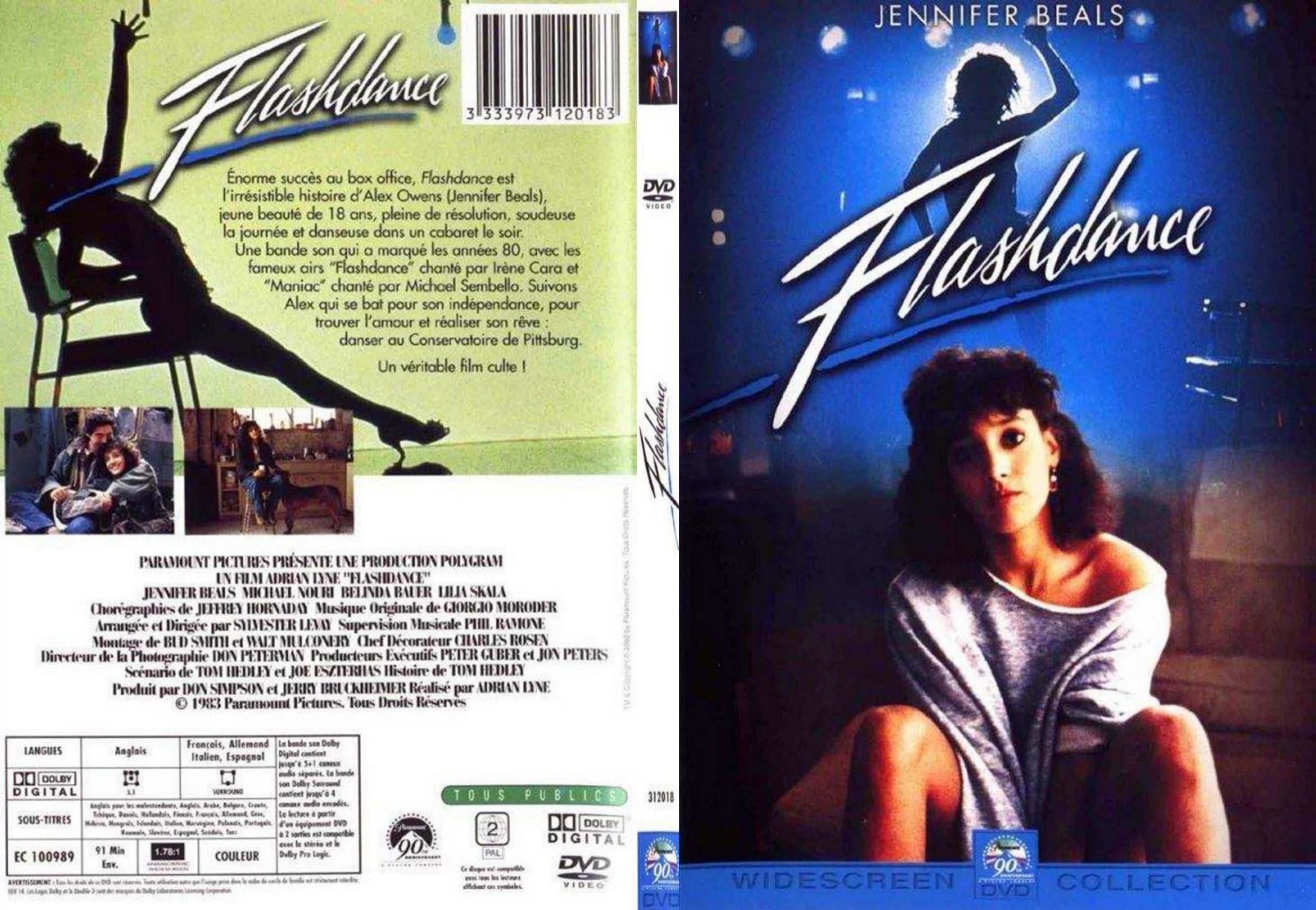 Jaquette DVD Flashdance - SLIM