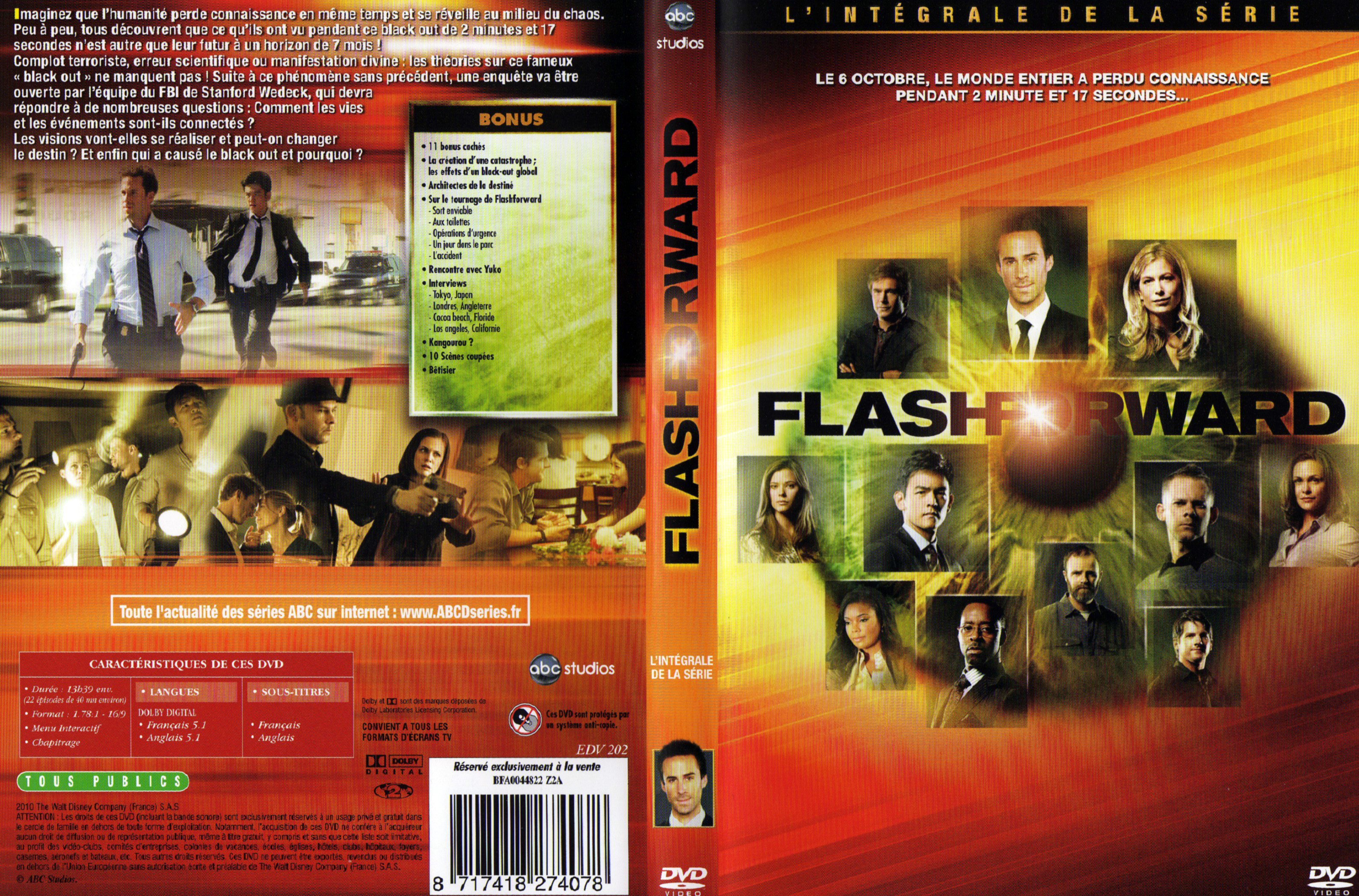 Jaquette DVD Flashforward Saison 1