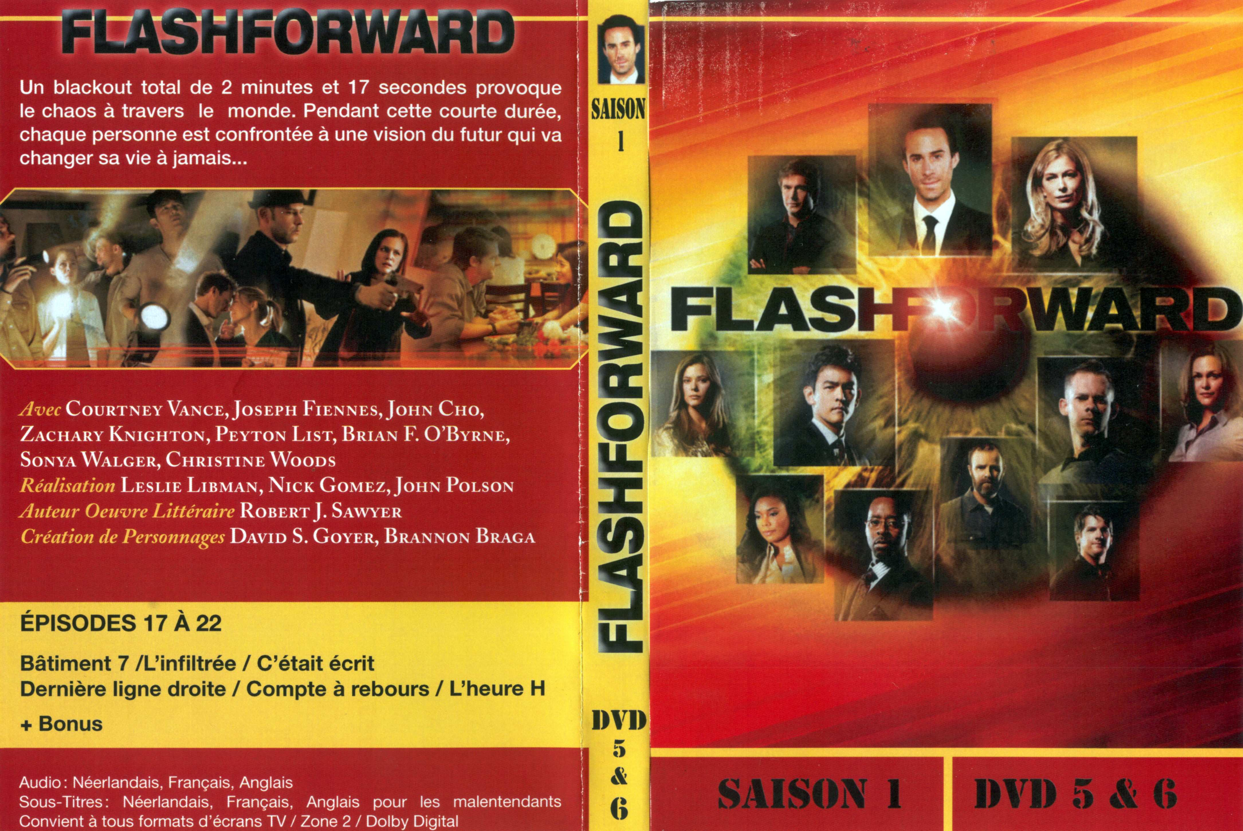 Jaquette DVD Flashforward Saison 1 DVD 3