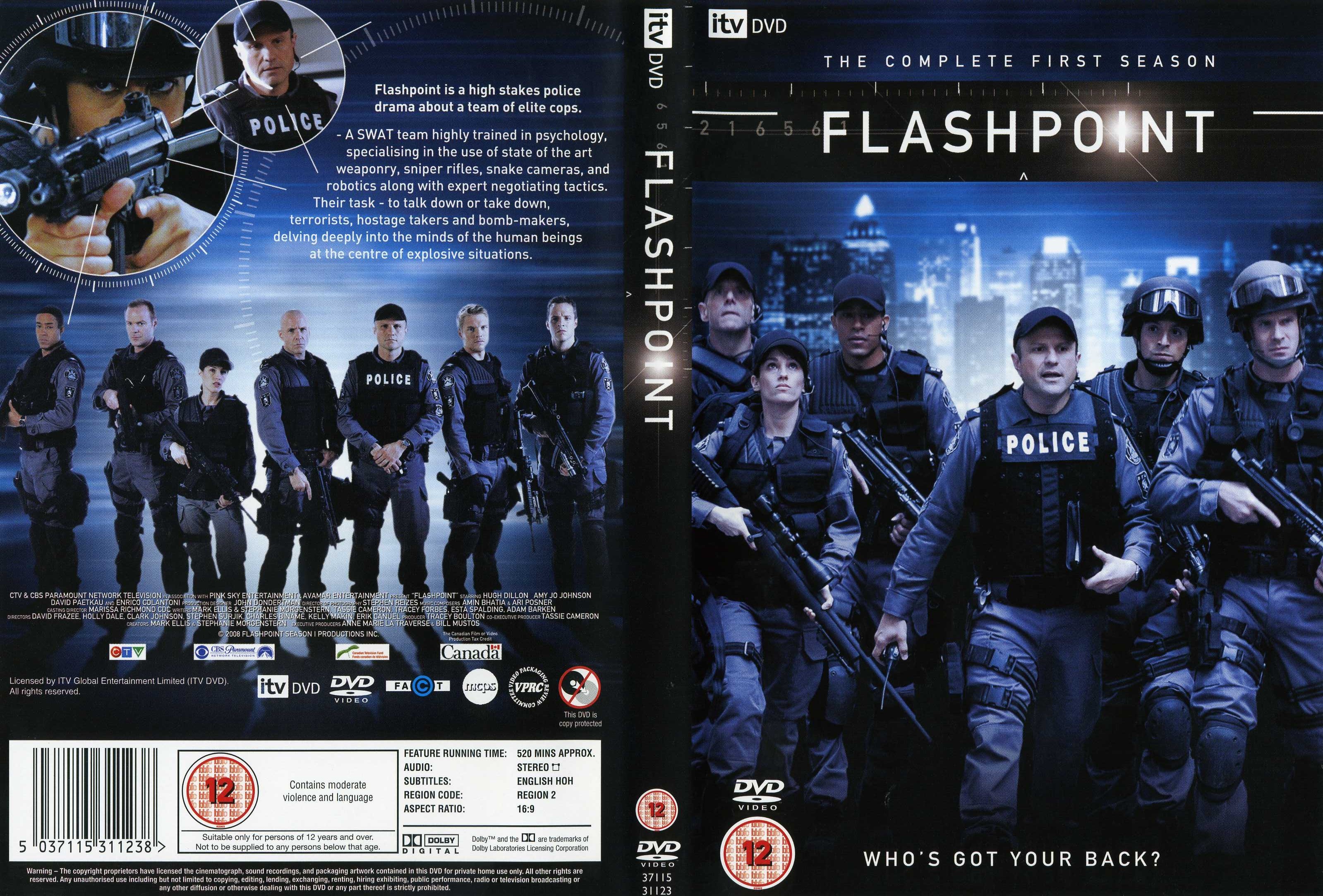 Jaquette DVD Flashpoint saison 1 Zone 1