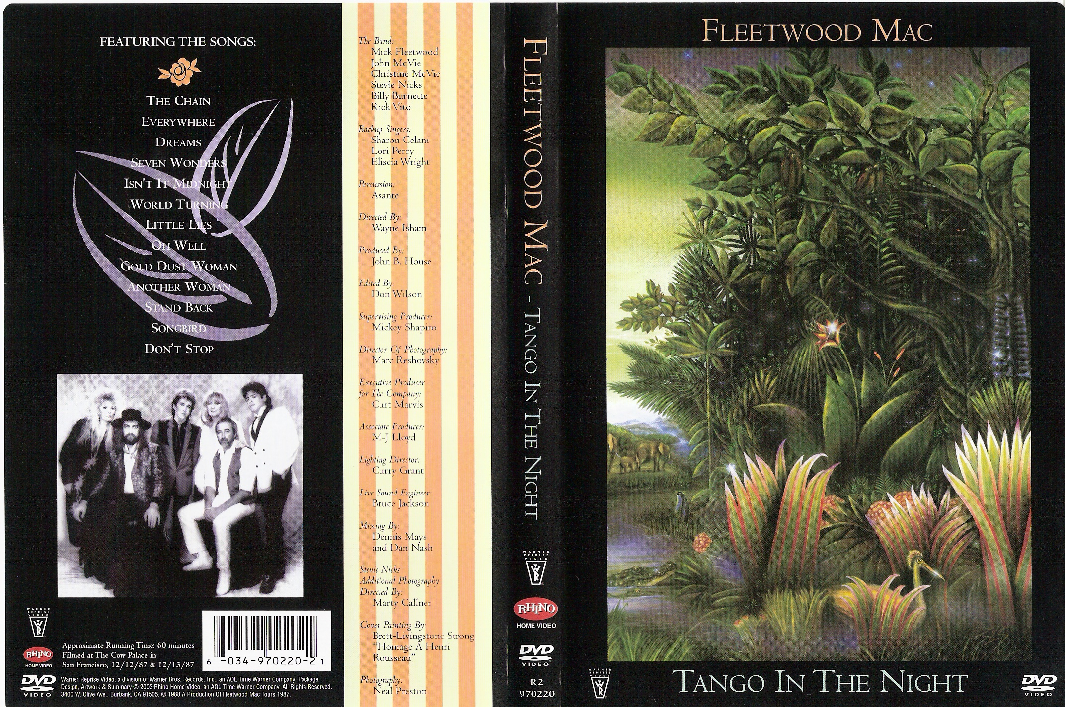 Jaquette DVD Fleetwood Mac - Tango in the night