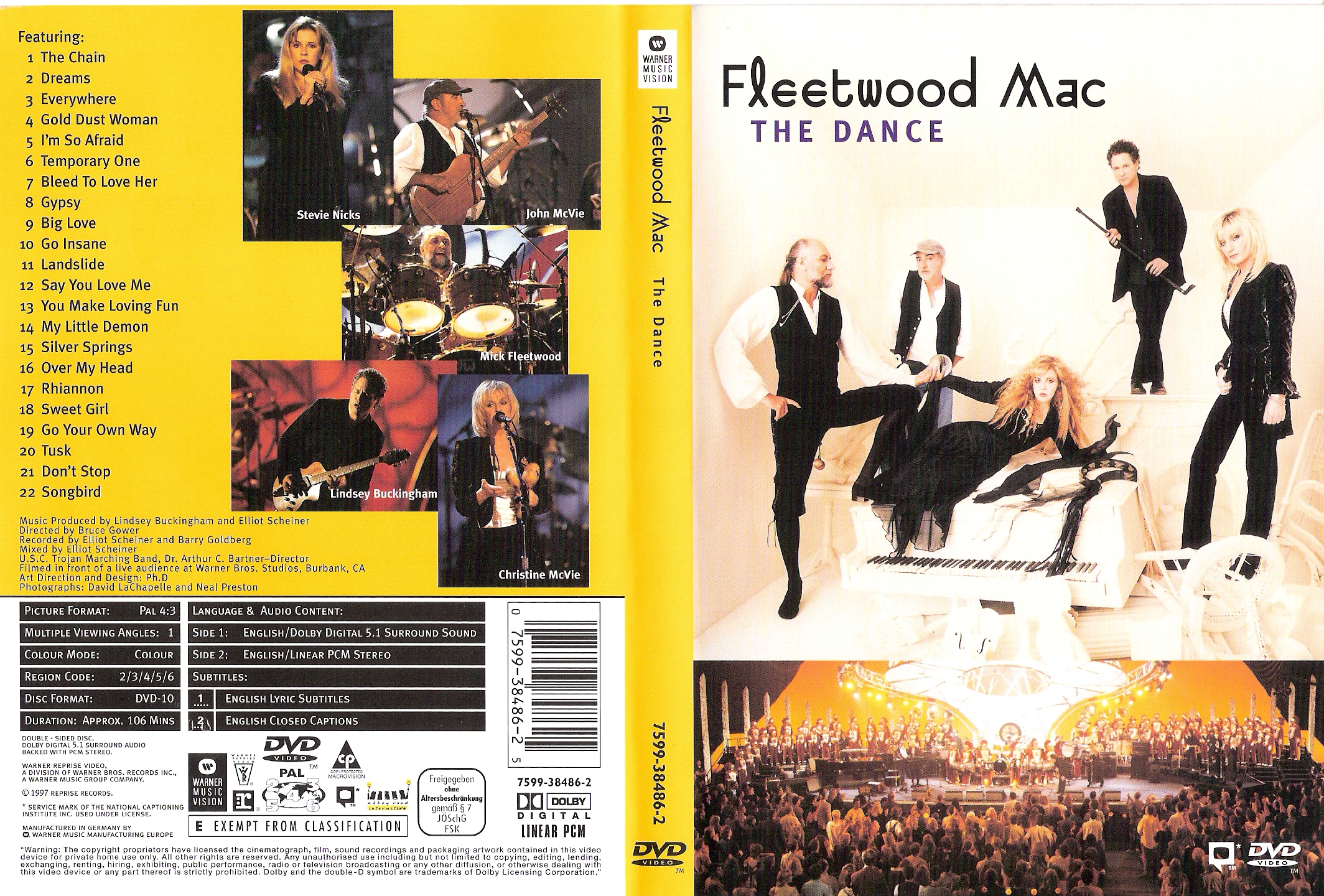 Jaquette DVD Fleetwood Mac - The dance