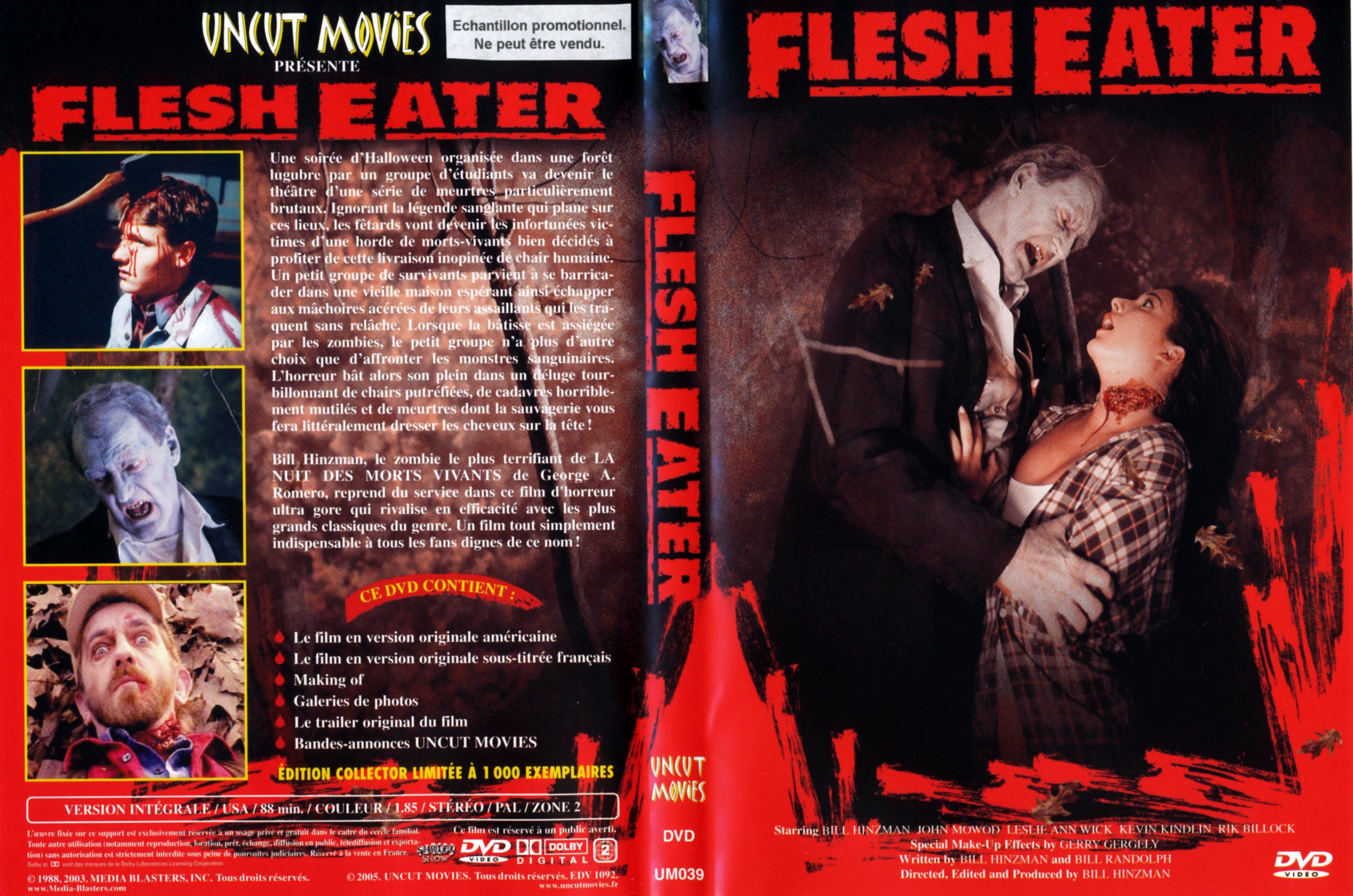 Jaquette DVD Flesh eater