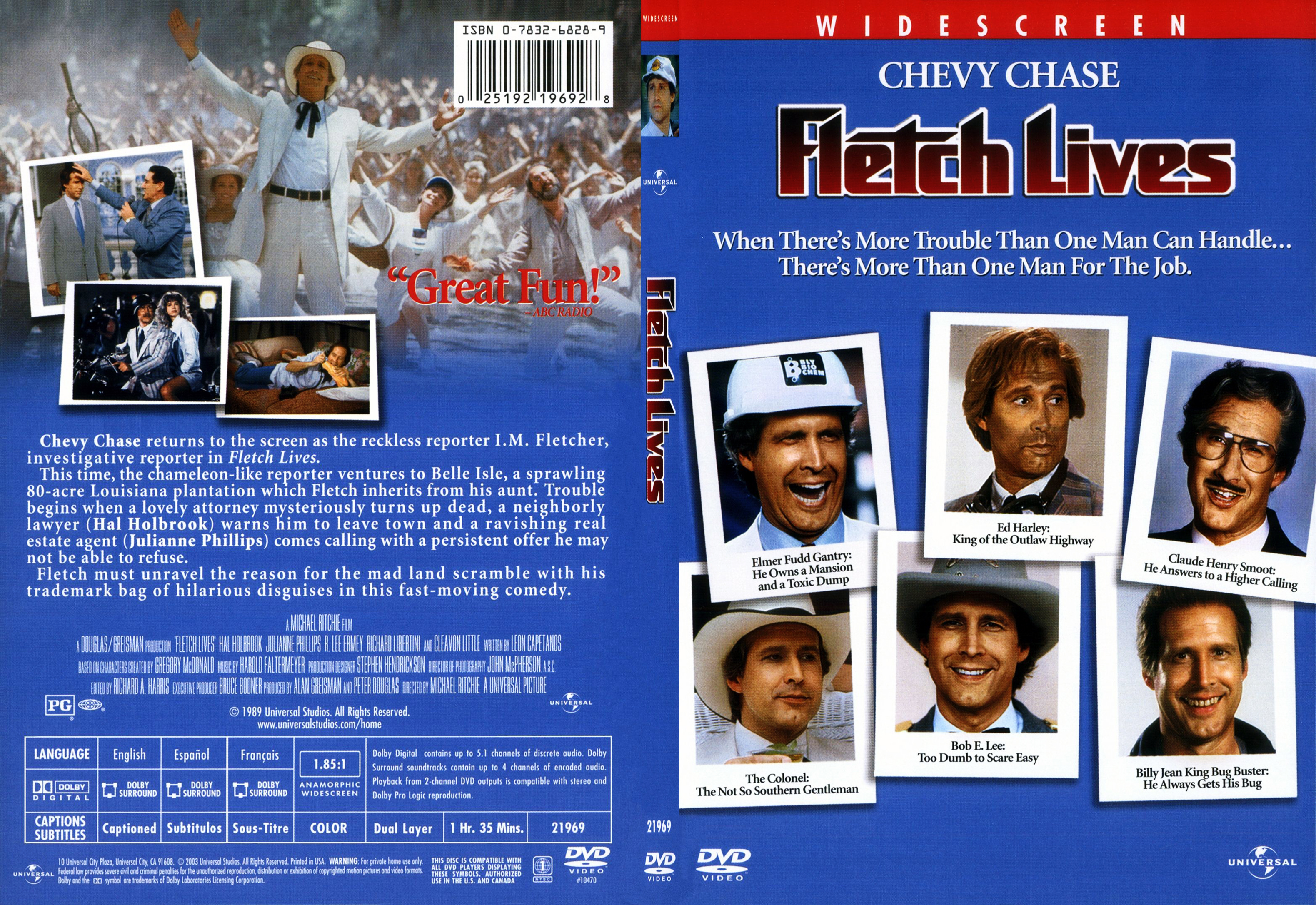 Jaquette DVD Fletch Lives Zone 1 - SLIM