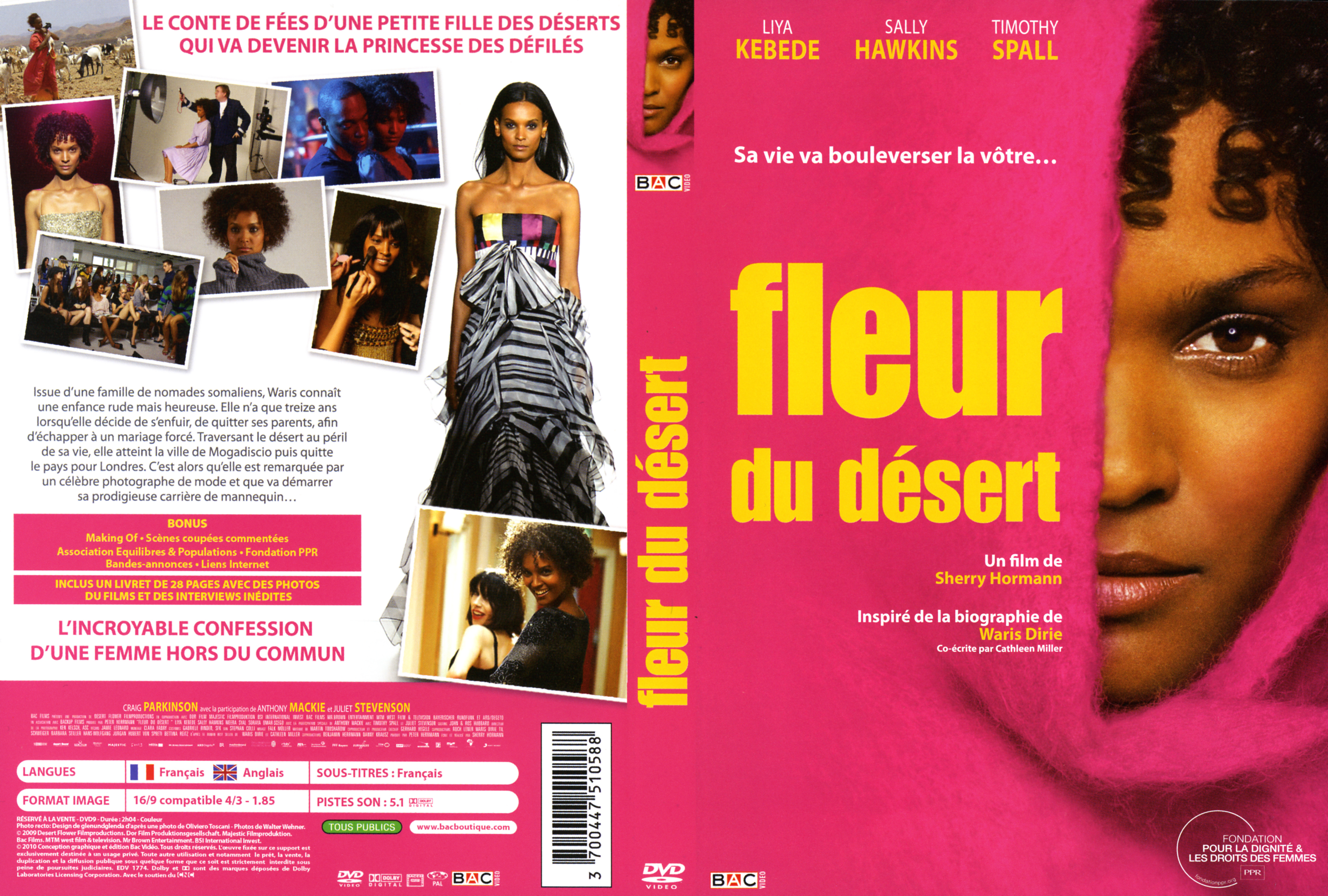 Jaquette DVD Fleur du dsert
