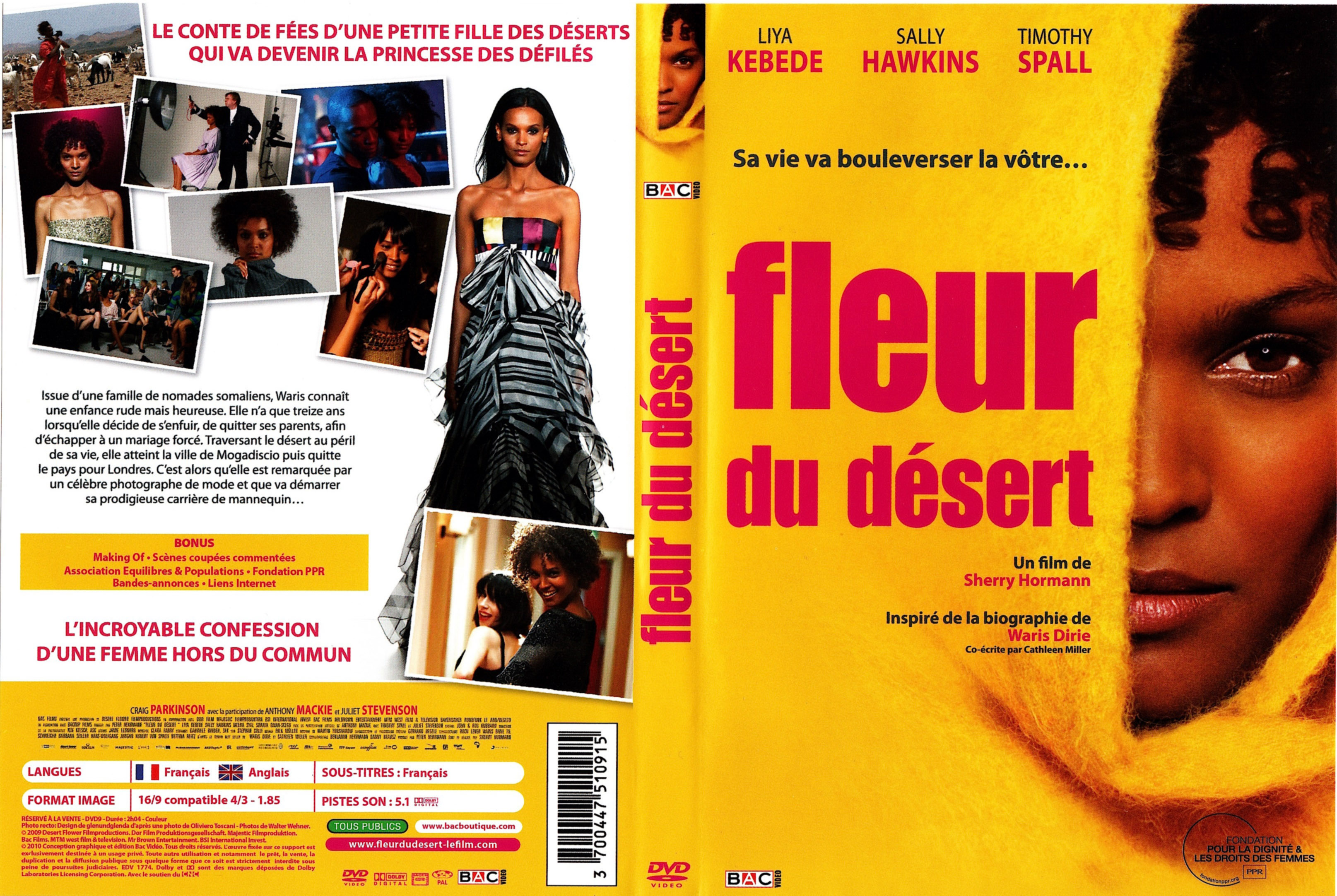 Jaquette DVD Fleur du dsert v2