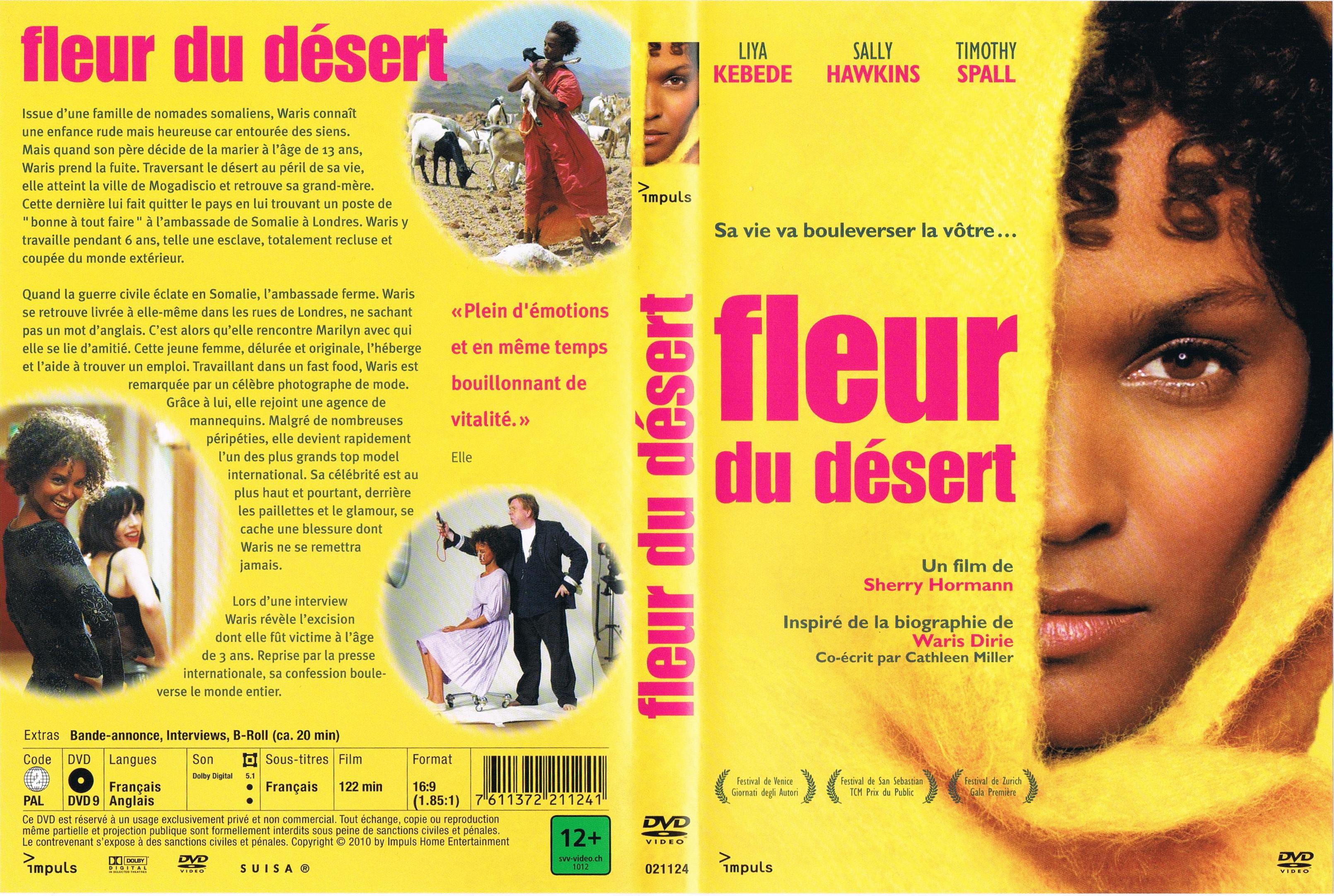 Jaquette DVD Fleur du dsert v3