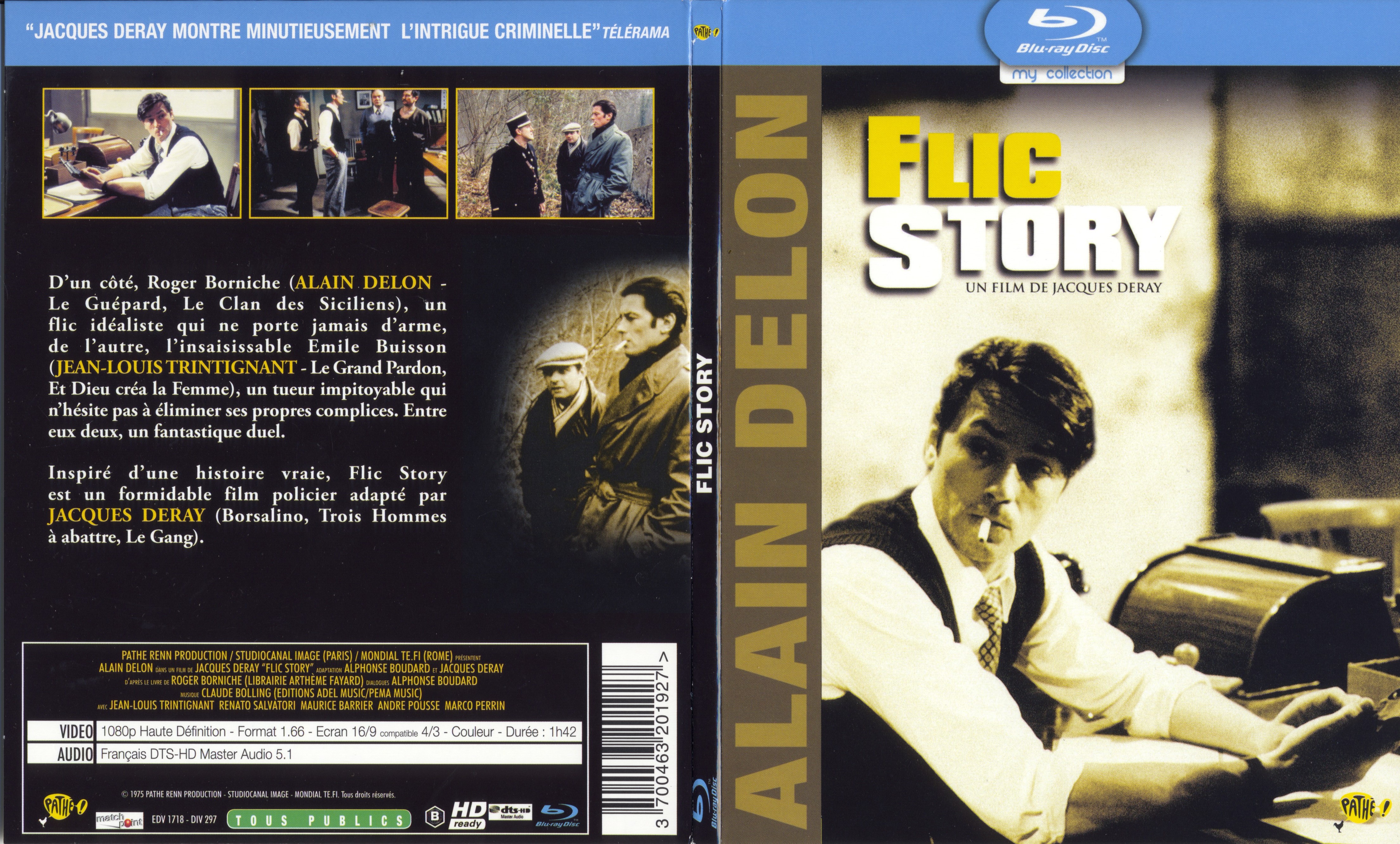 Jaquette DVD Flic Story (BLU-RAY)