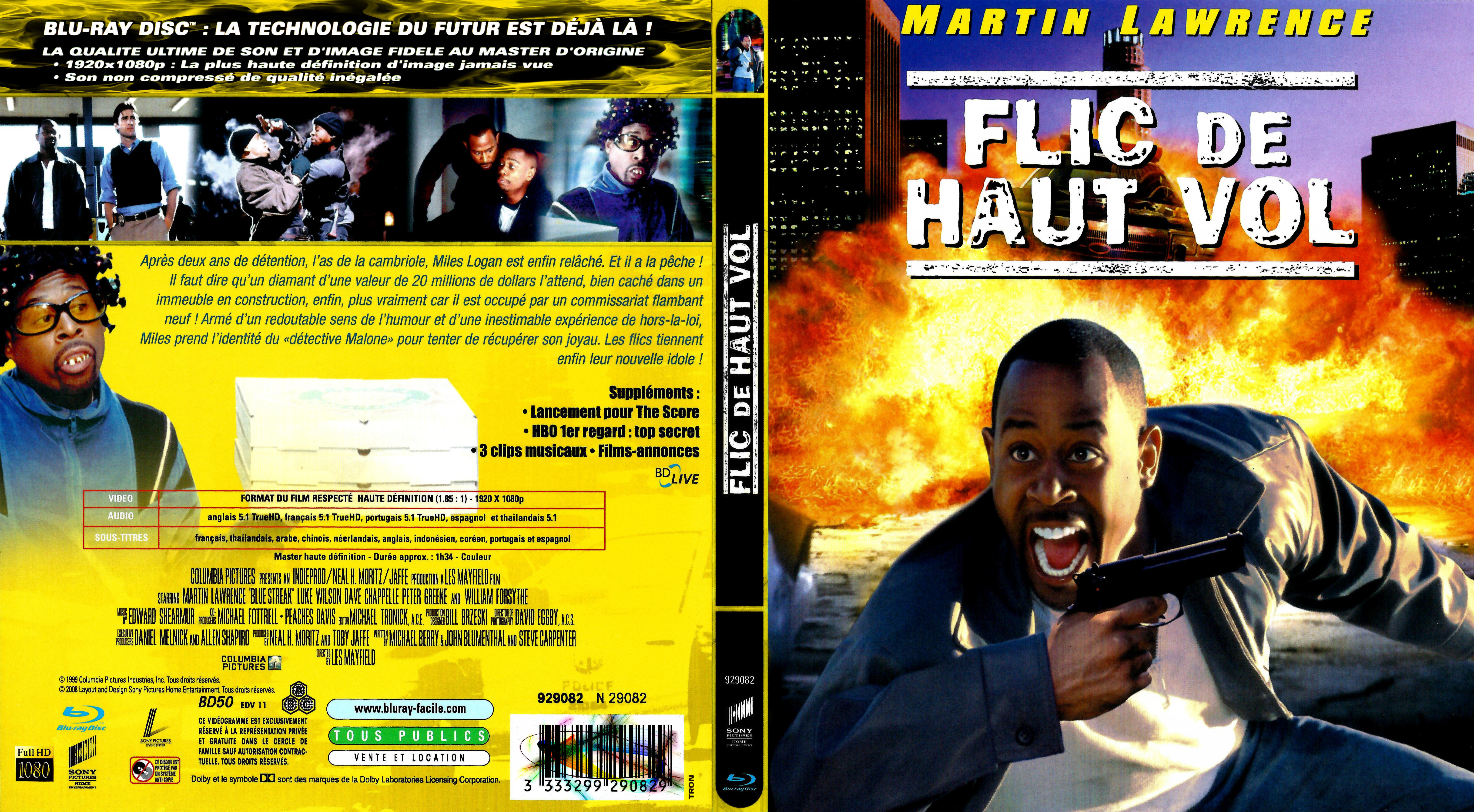 Jaquette DVD Flic de haut vol custom (BLU-RAY)