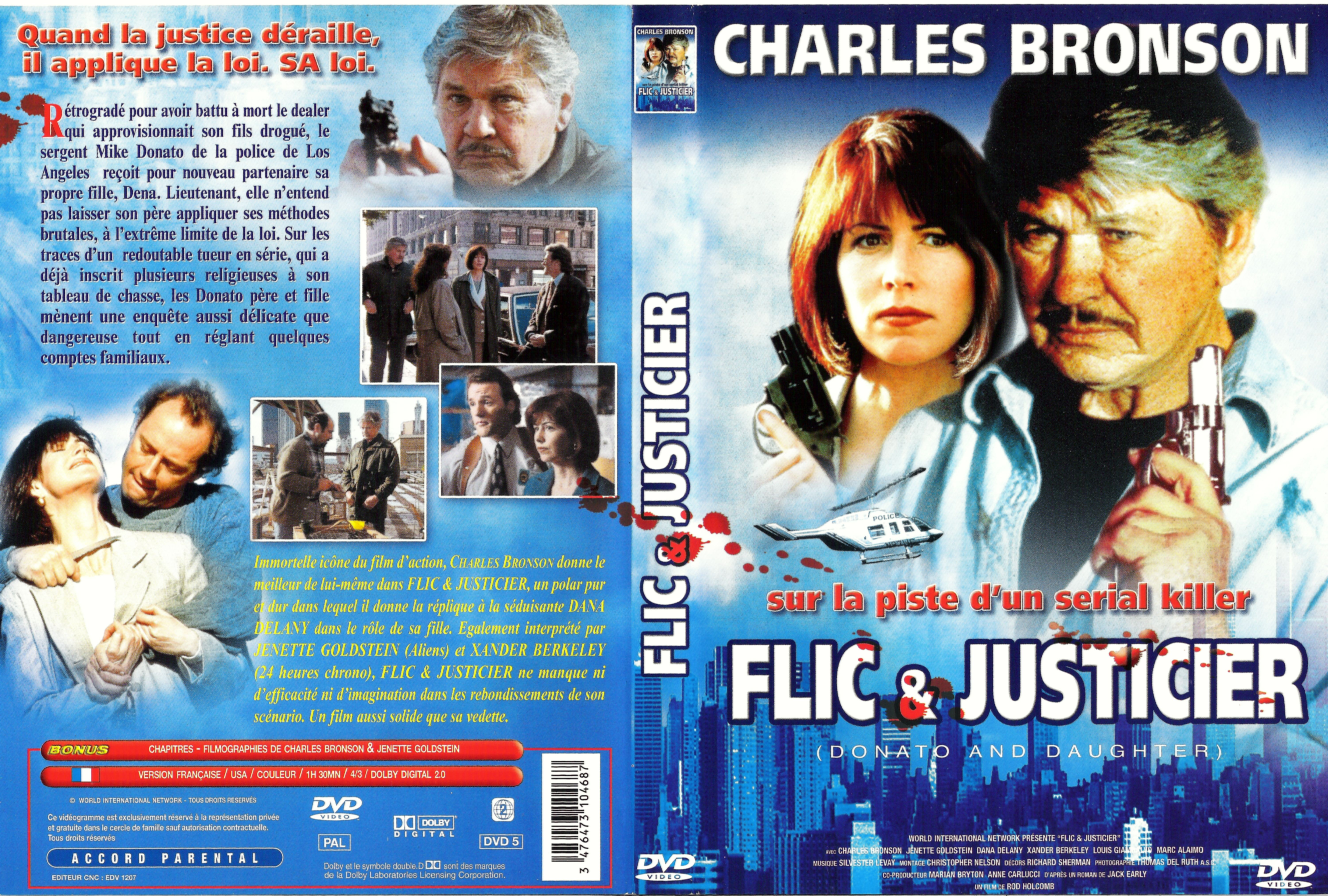 Jaquette DVD Flic et justicier