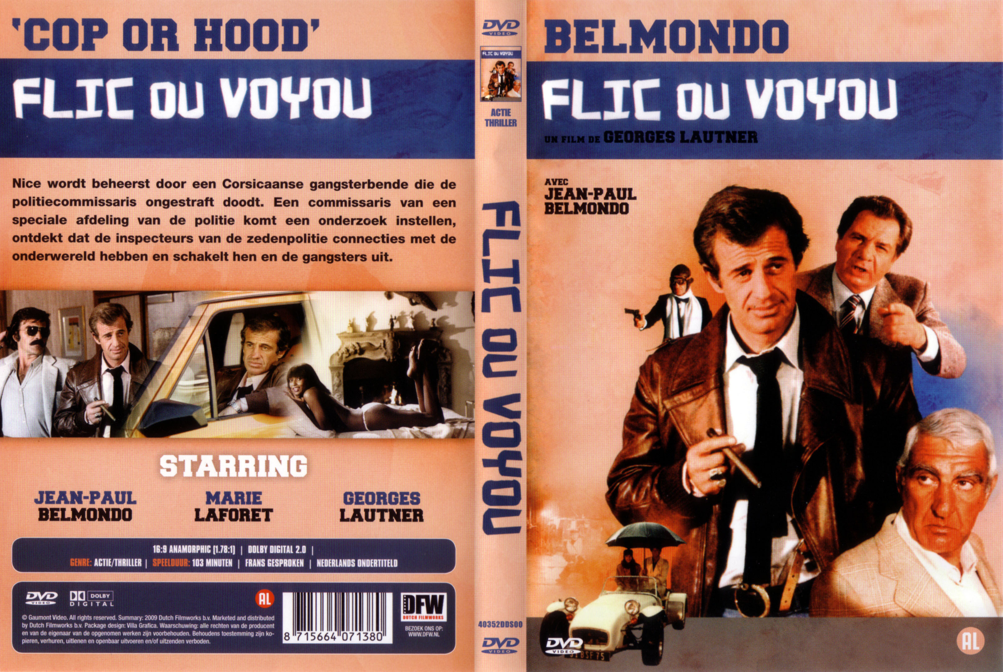 Jaquette DVD Flic ou voyou v4