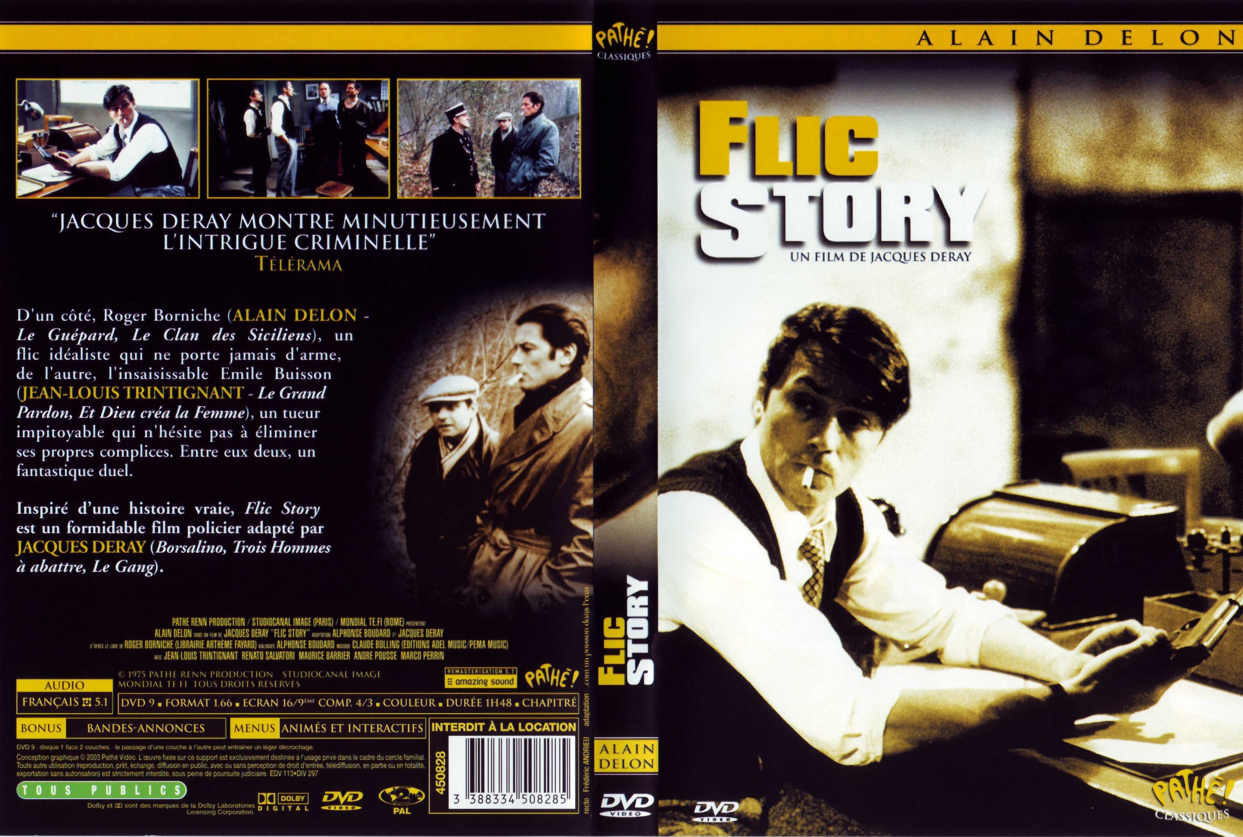 Jaquette DVD Flic story