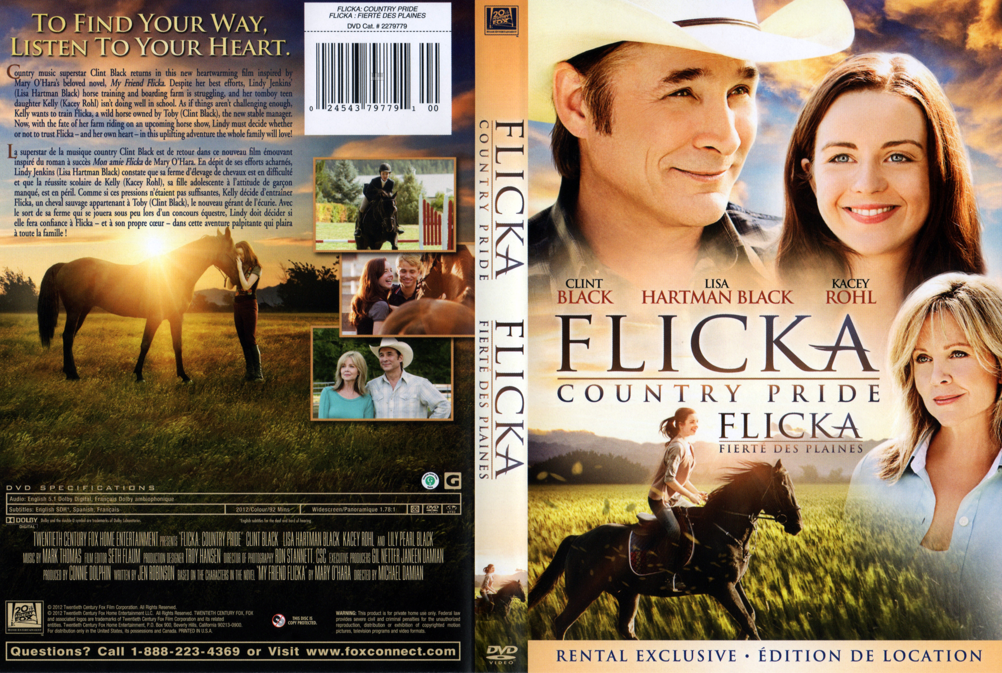 Jaquette DVD Flicka Country Pride - Flicka fiert des plaines (Canadienne)