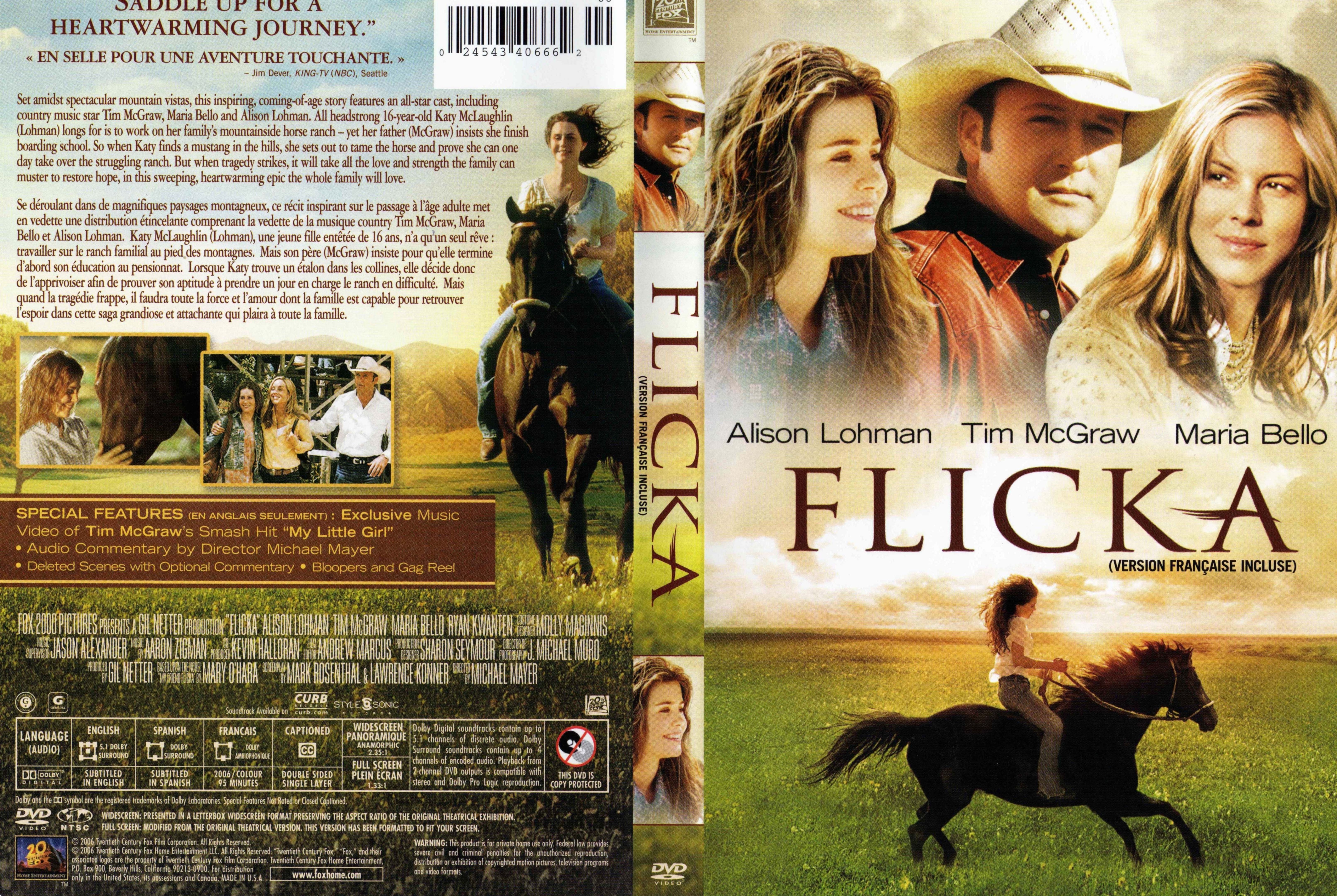 Jaquette DVD Flicka (Canadienne)