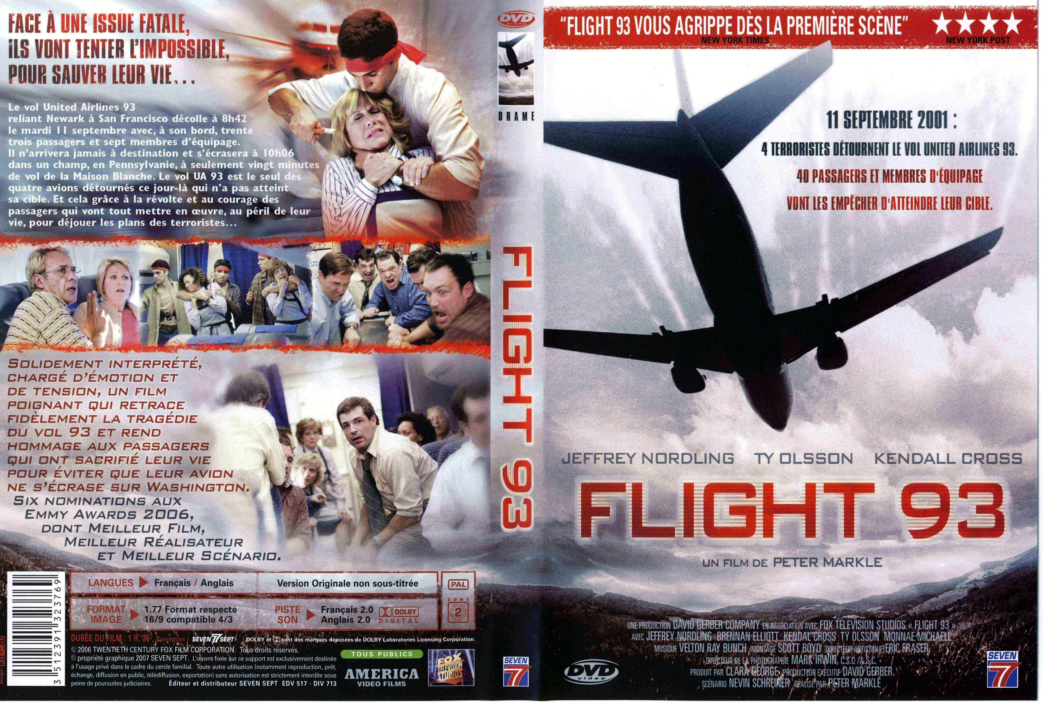 Jaquette DVD Flight 93