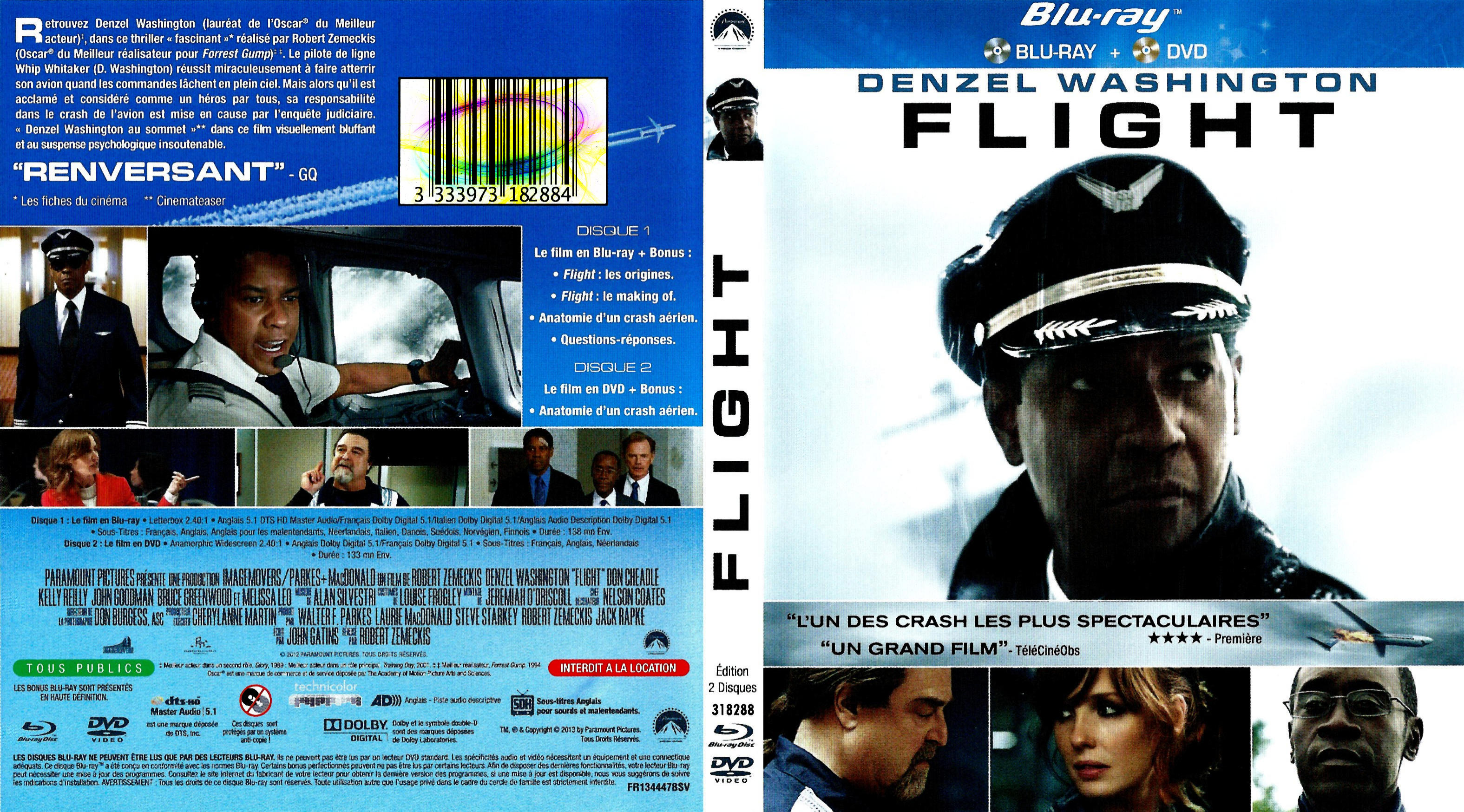 Jaquette DVD Flight (BLU-RAY)