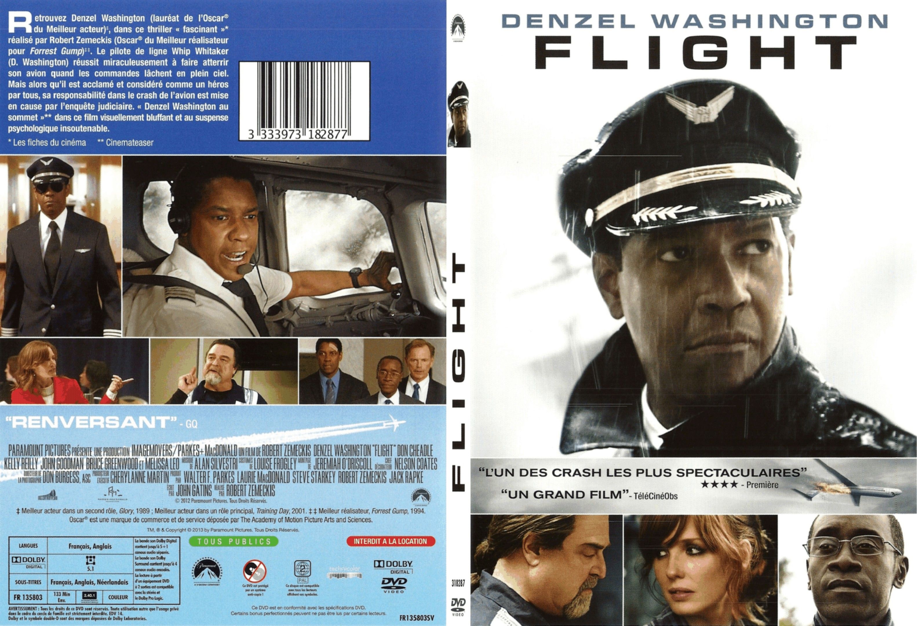 Jaquette DVD Flight - SLIM