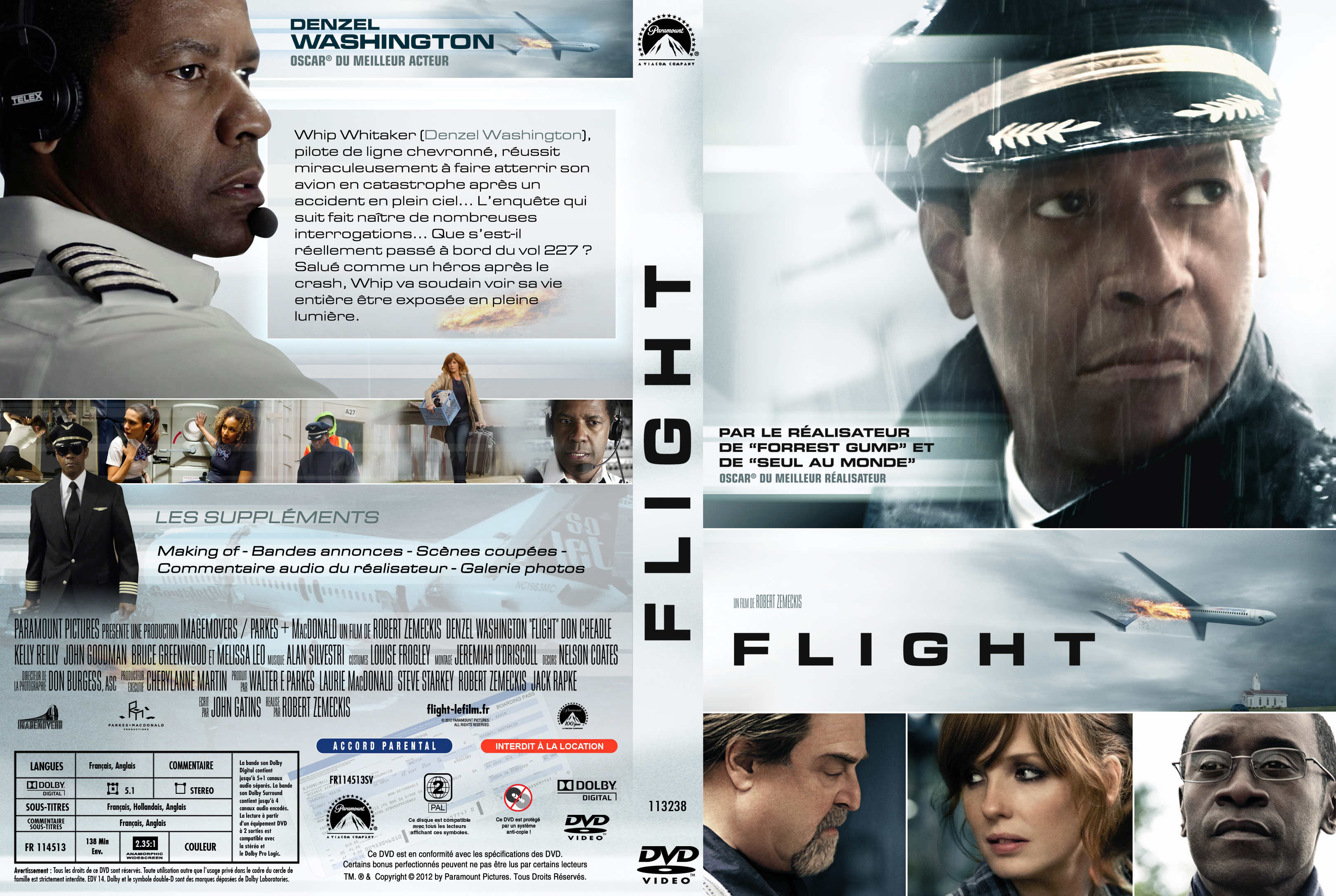 Jaquette DVD Flight custom