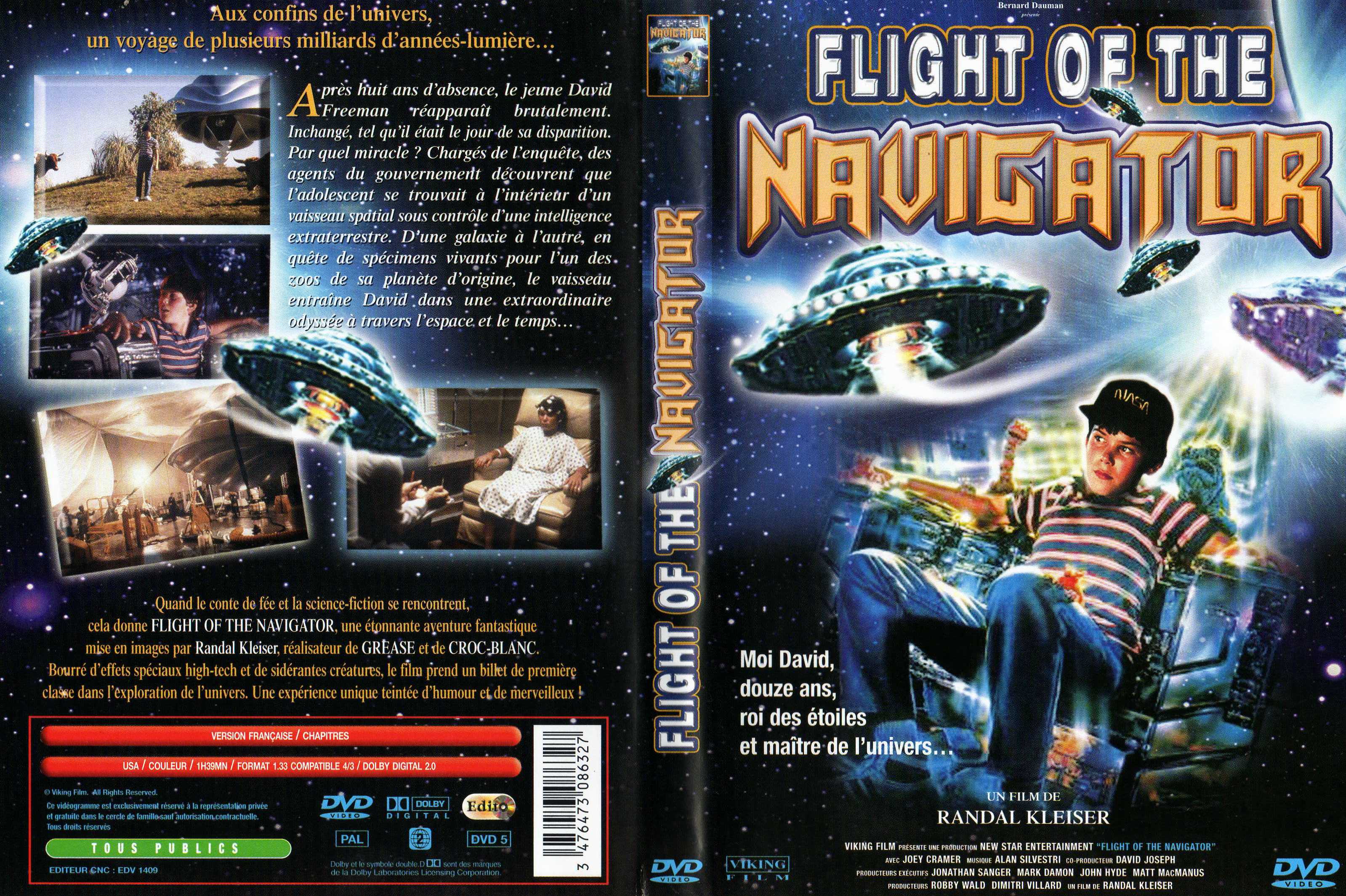 Jaquette DVD Flight of the navigator