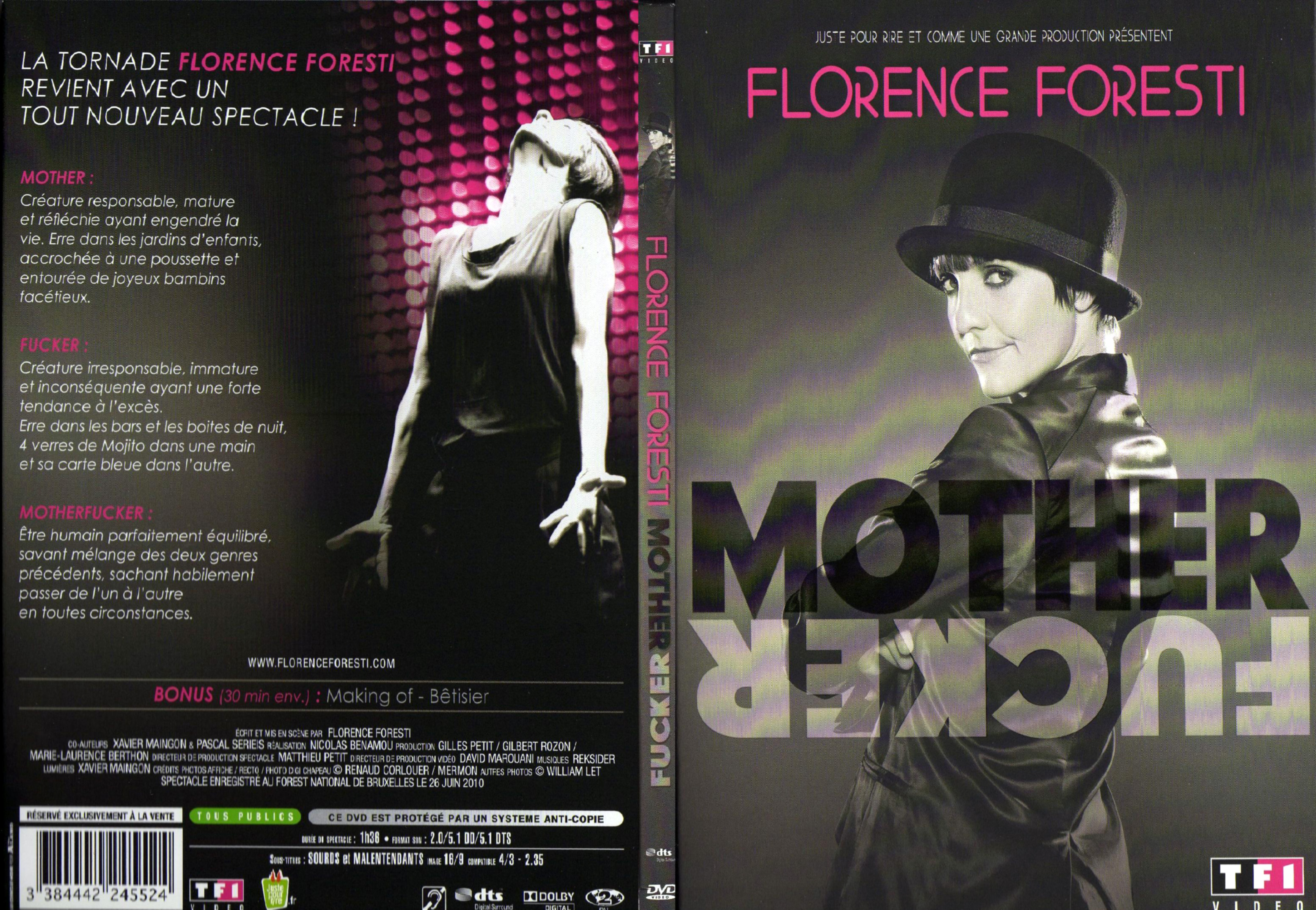 Jaquette DVD Florence Foresti Mother fucker