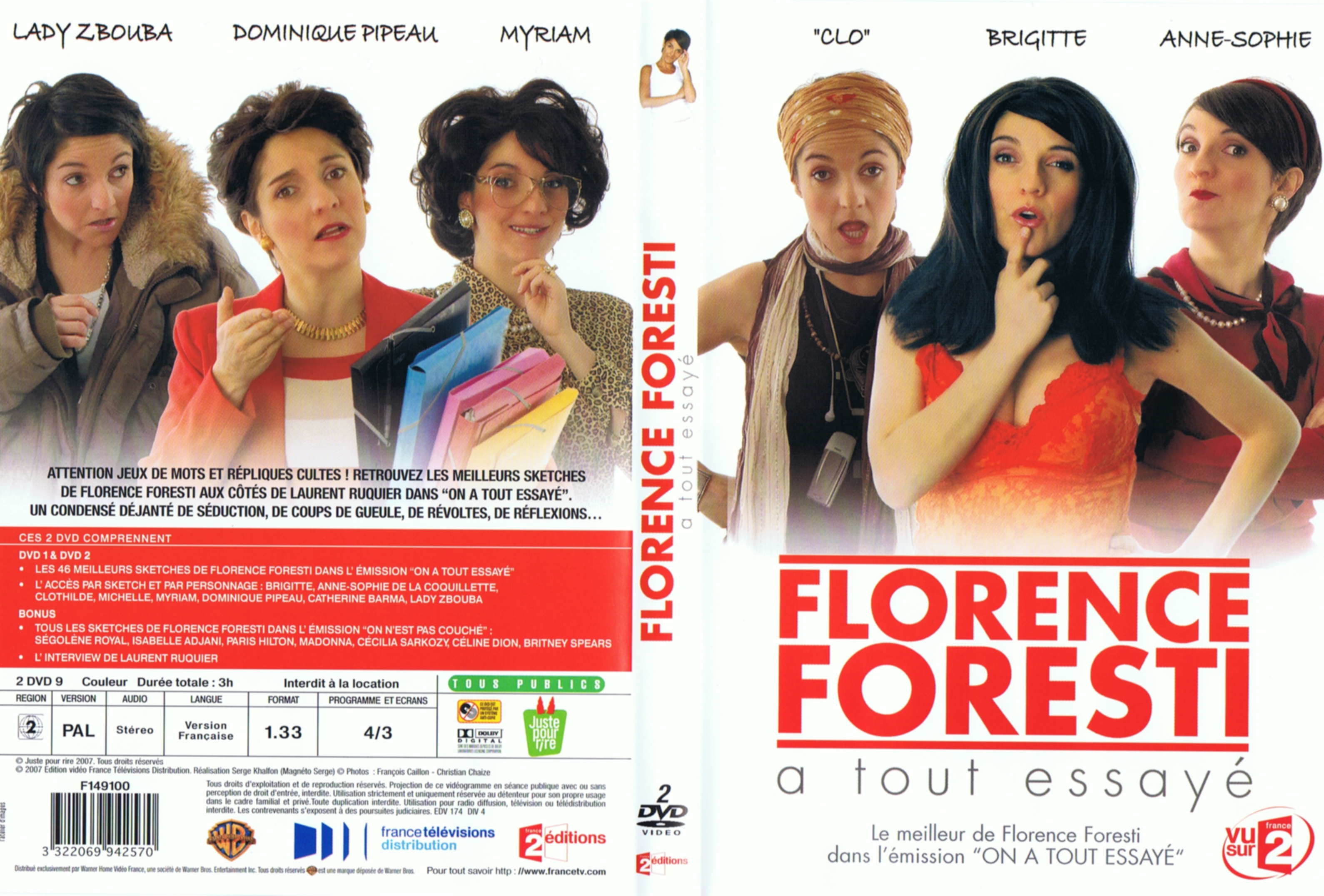 Jaquette DVD Florence Foresti a tout essay