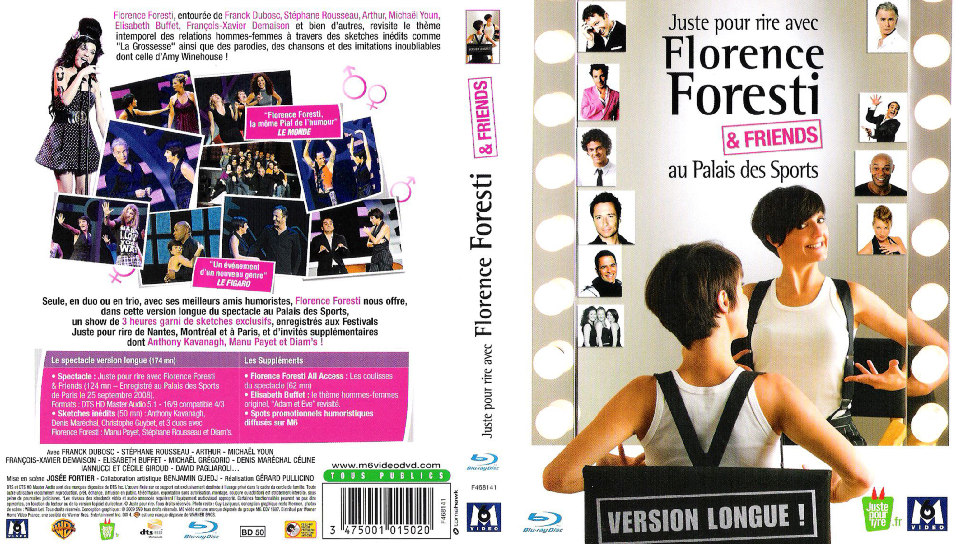 Jaquette DVD Florence Foresti and friends (BLU-RAY)