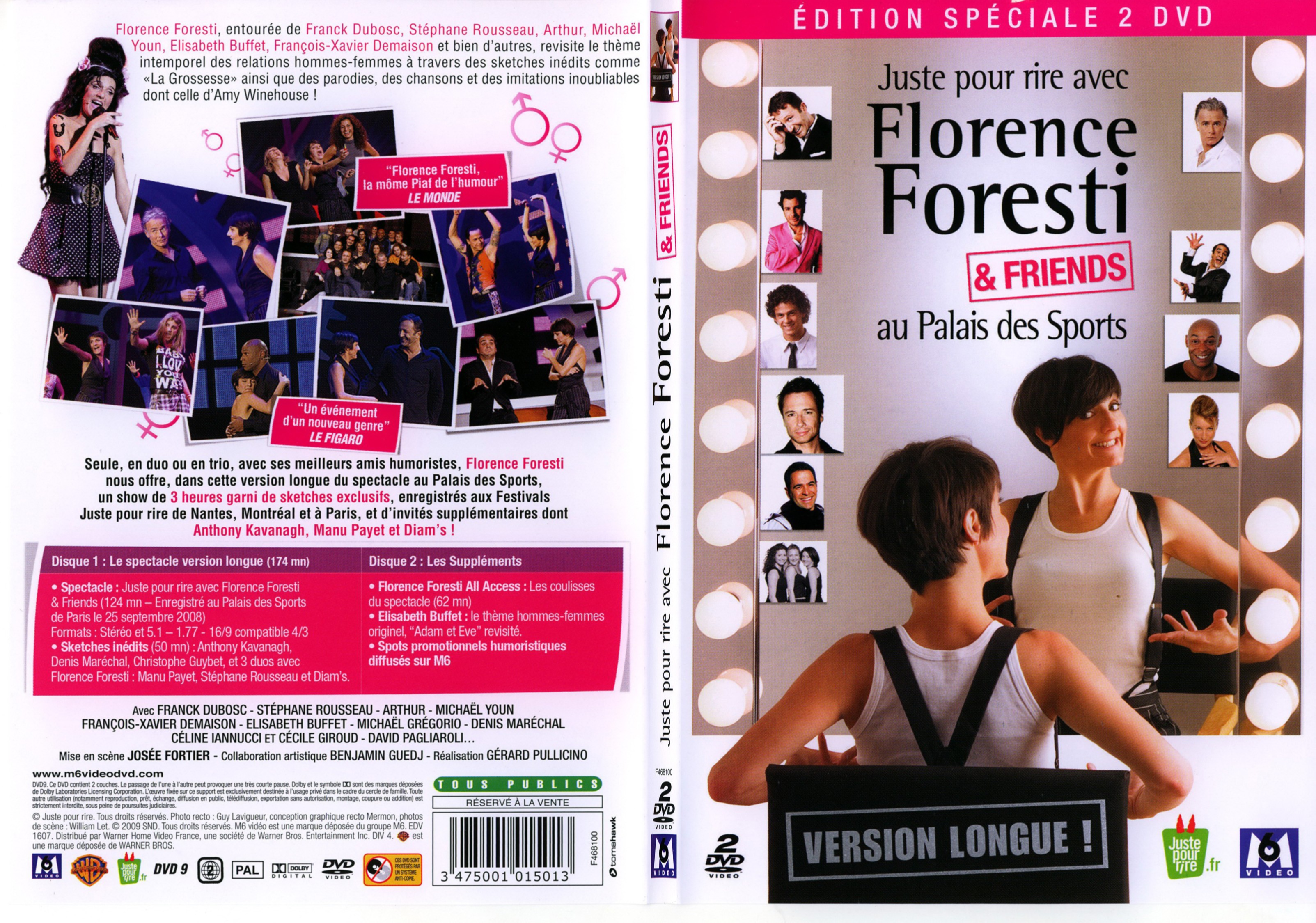 Jaquette DVD Florence Foresti and friends - SLIM