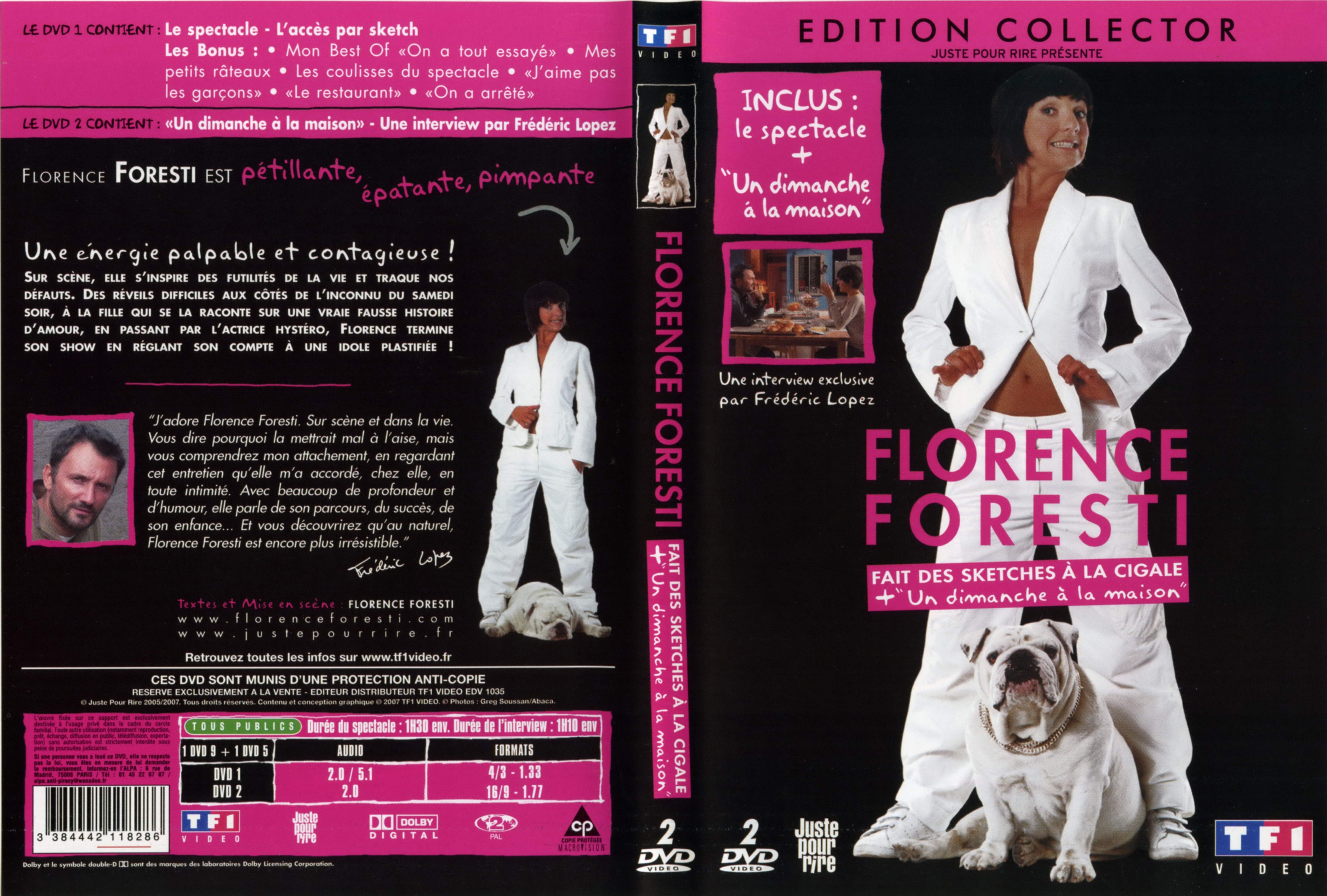Jaquette DVD Florence Foresti fait des sketches  la cigale v2