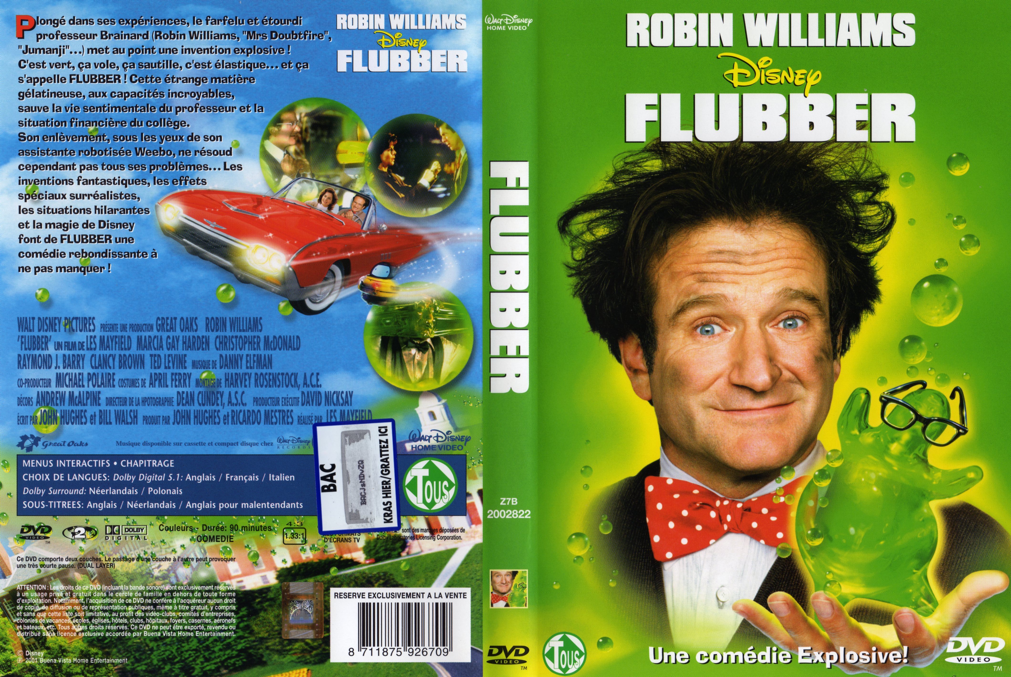 Jaquette DVD Flubber v3