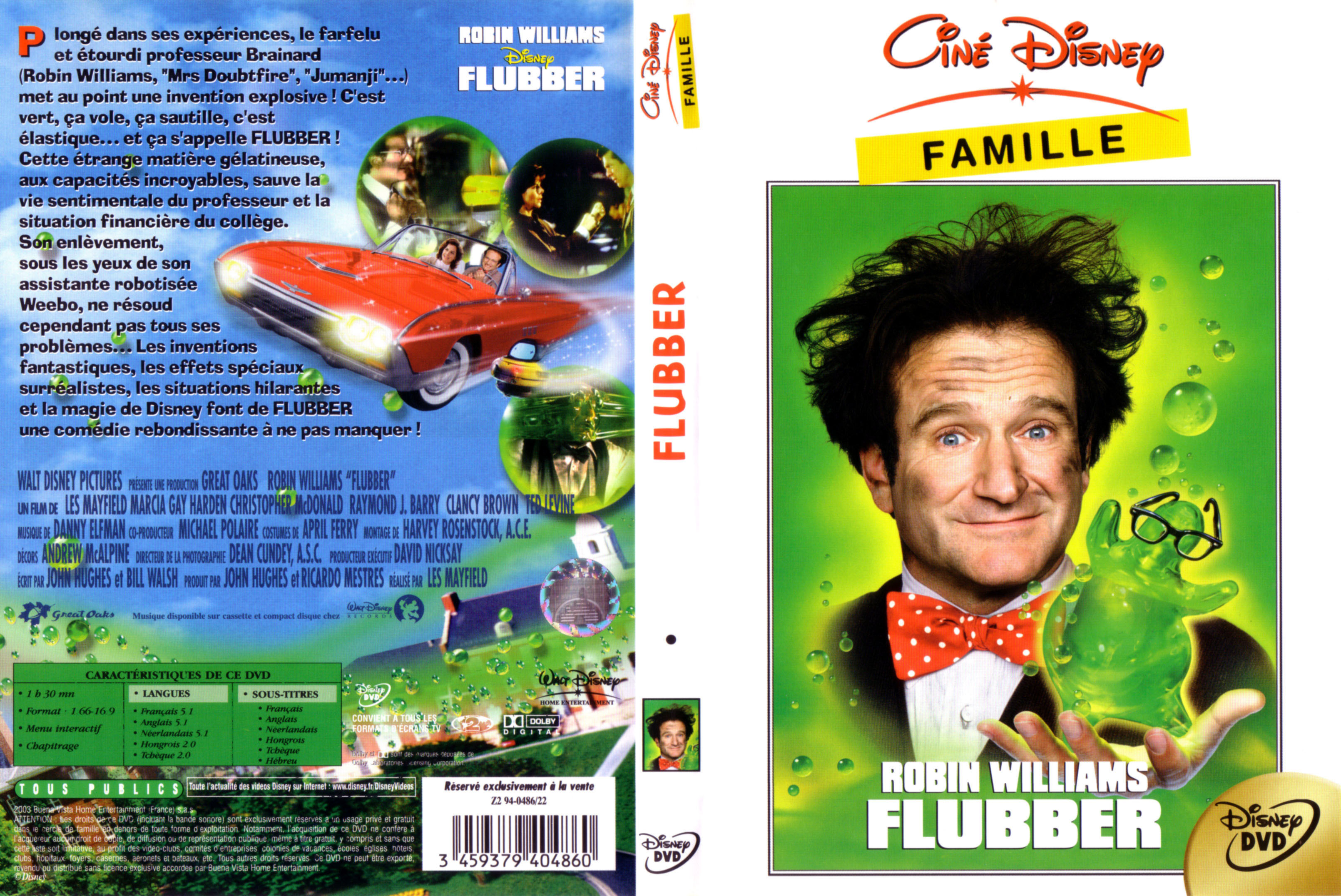 Jaquette DVD Flubber v4