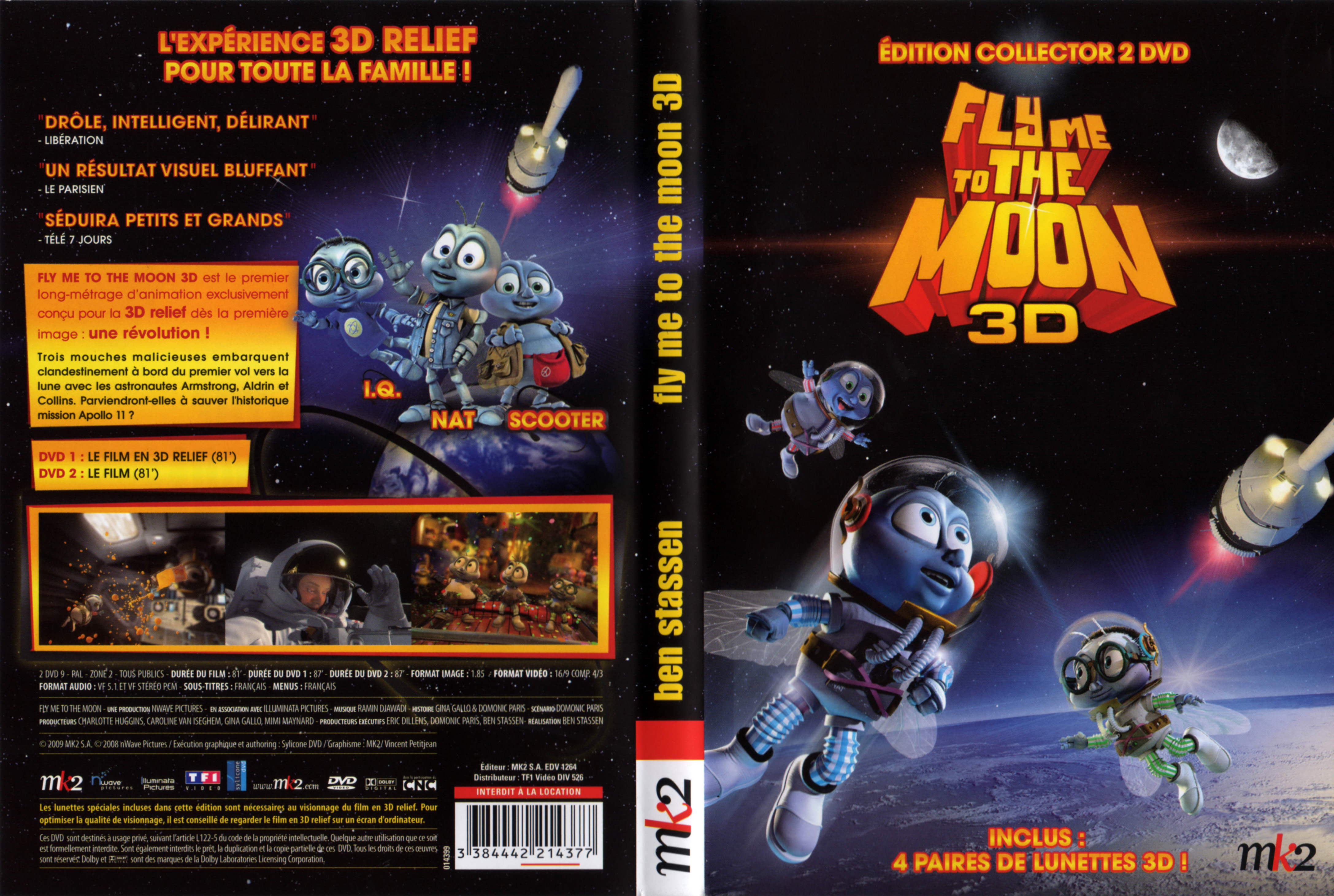 Jaquette DVD Fly me to the moon 3D