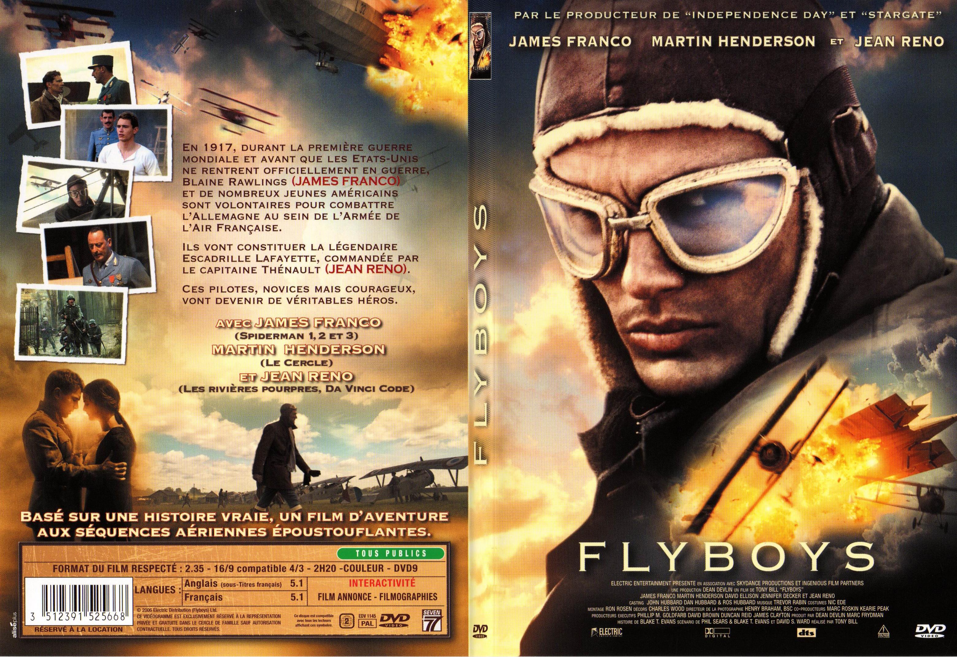 Jaquette DVD Flyboys - SLIM