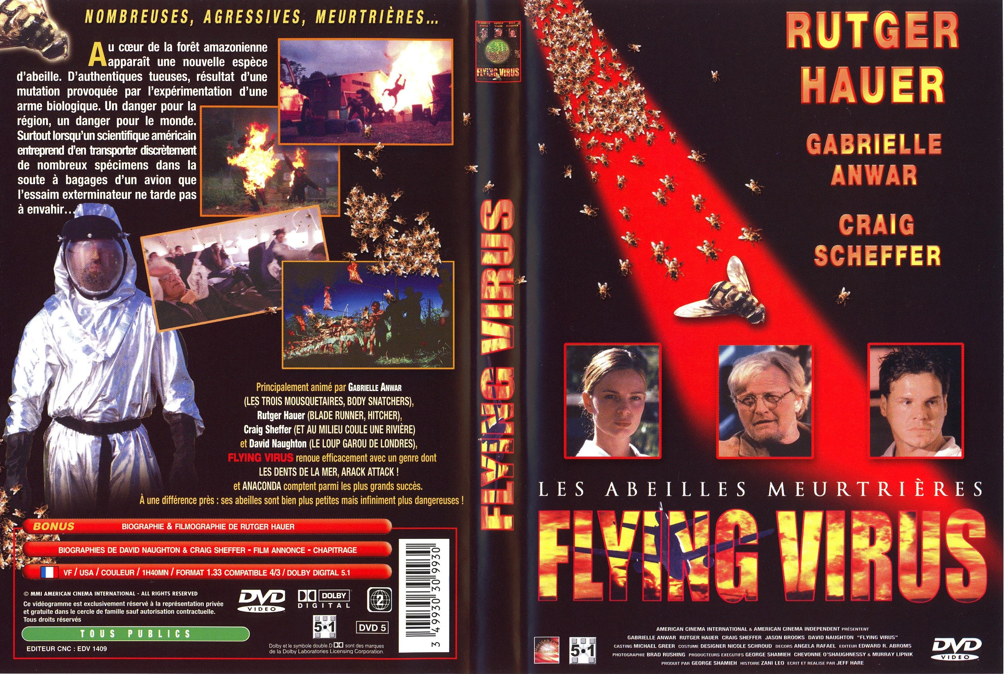 Jaquette DVD Flying virus