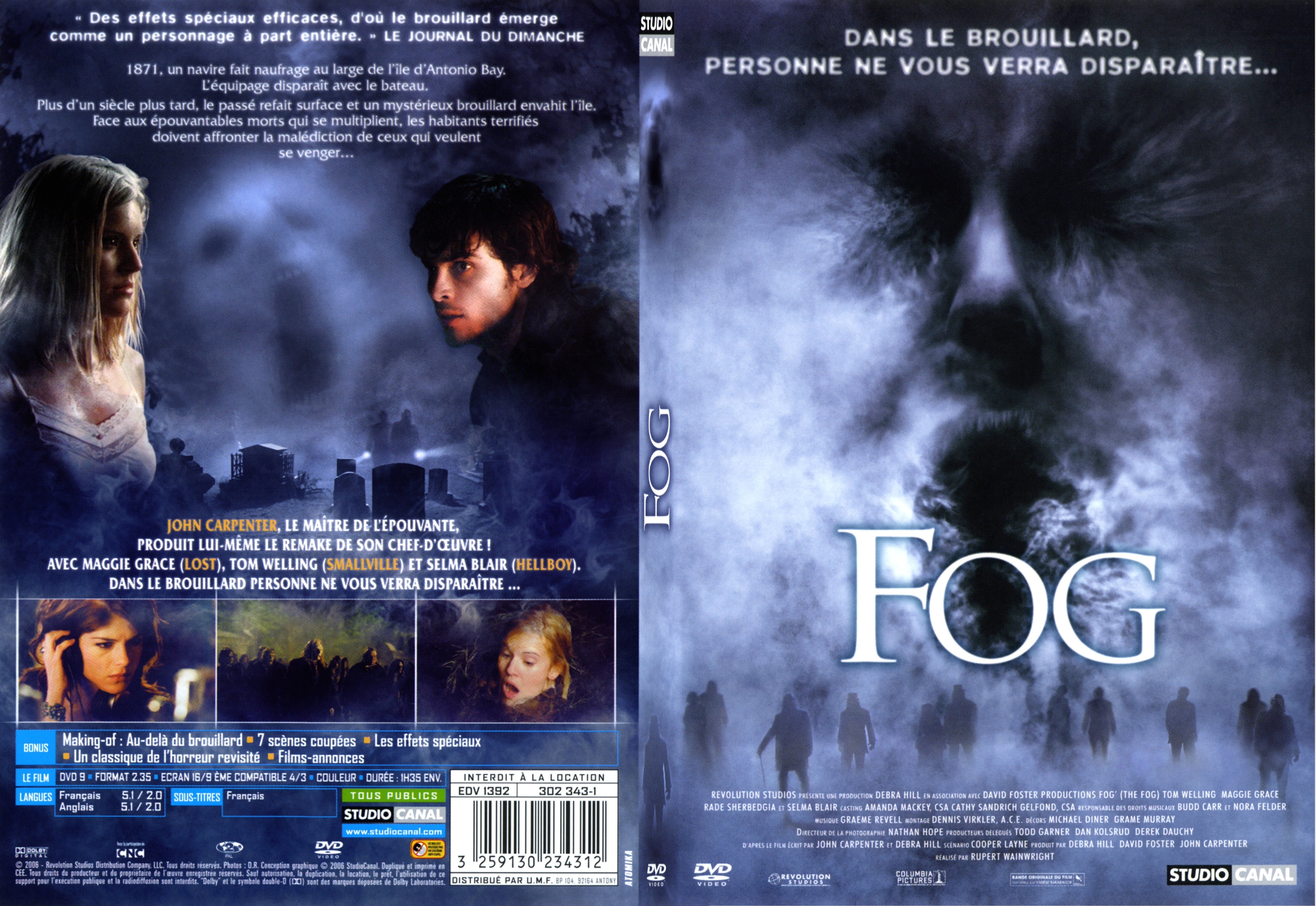 Jaquette DVD Fog (2005) - SLIM