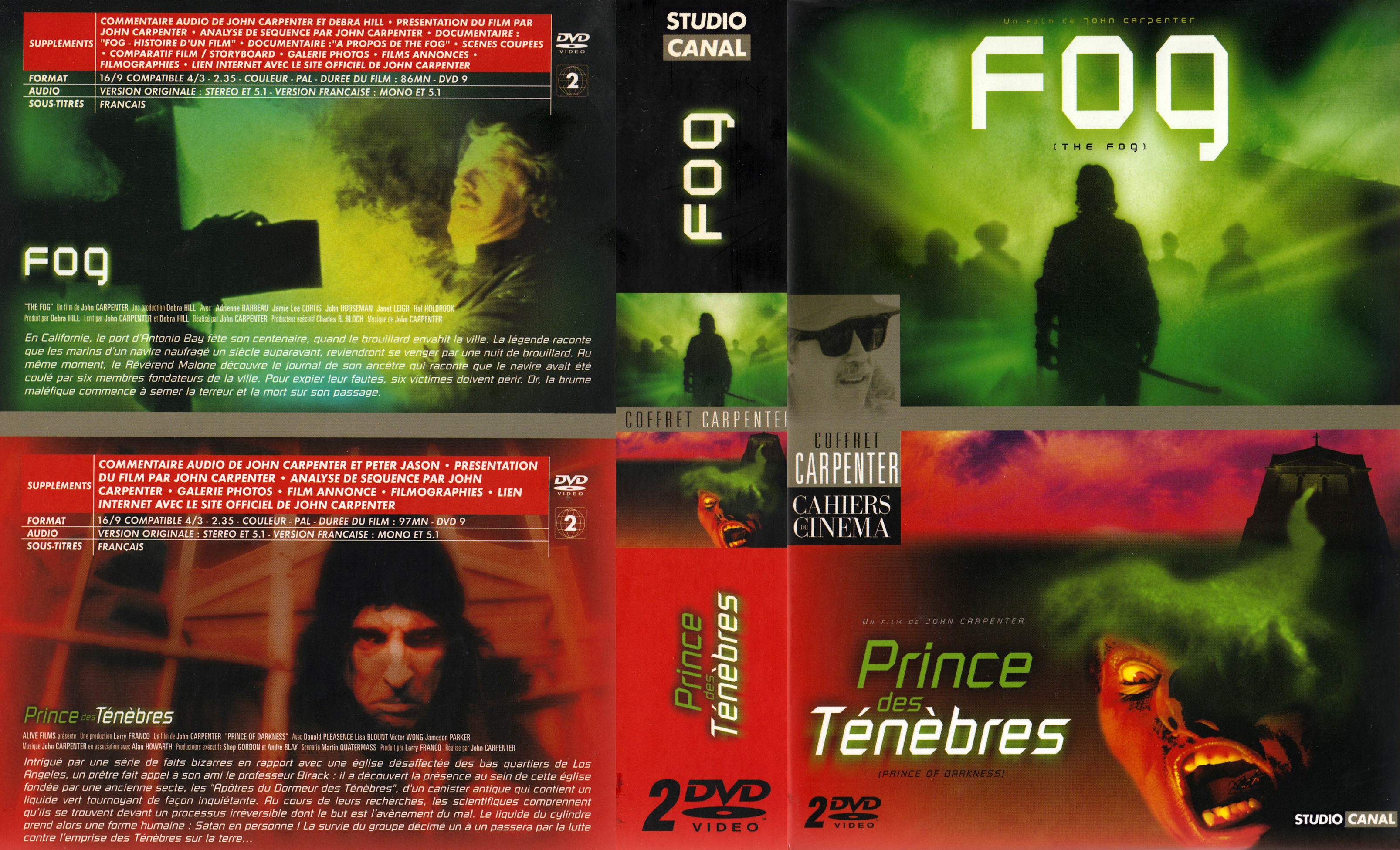 Jaquette DVD Fog - Prince des tnbres COFFRET