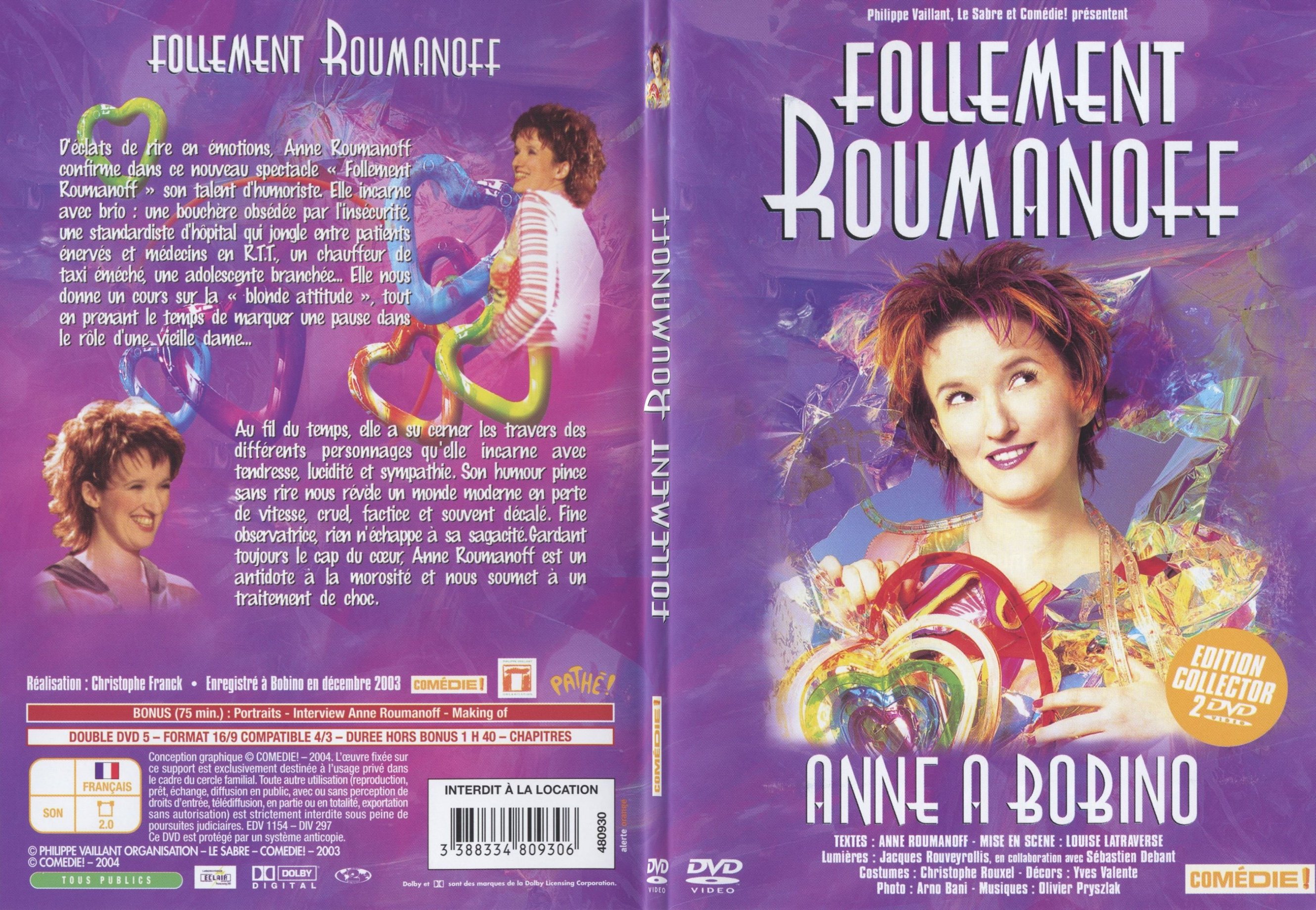 Jaquette DVD Follement Roumanoff - SLIM