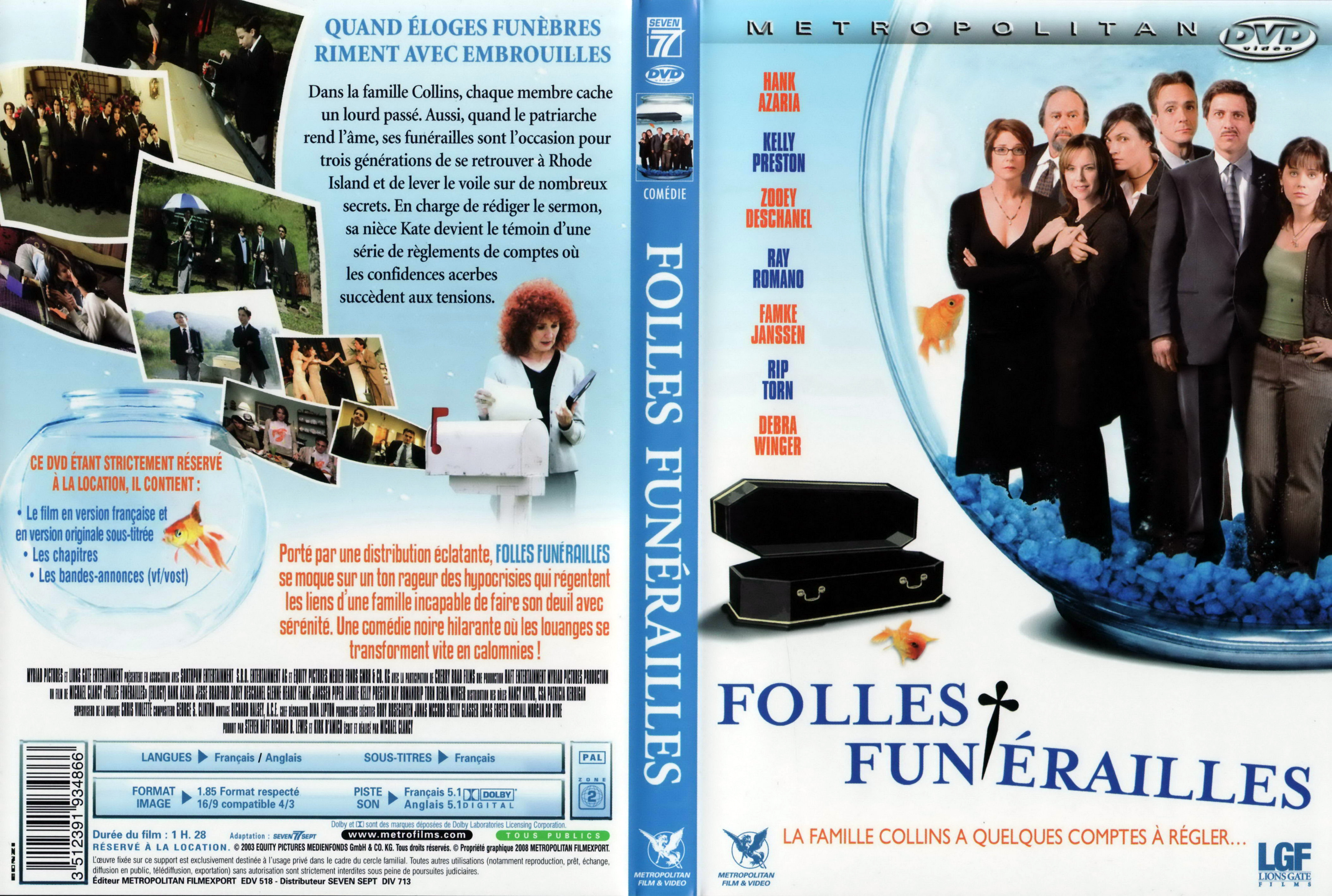 Jaquette DVD Folles funerailles