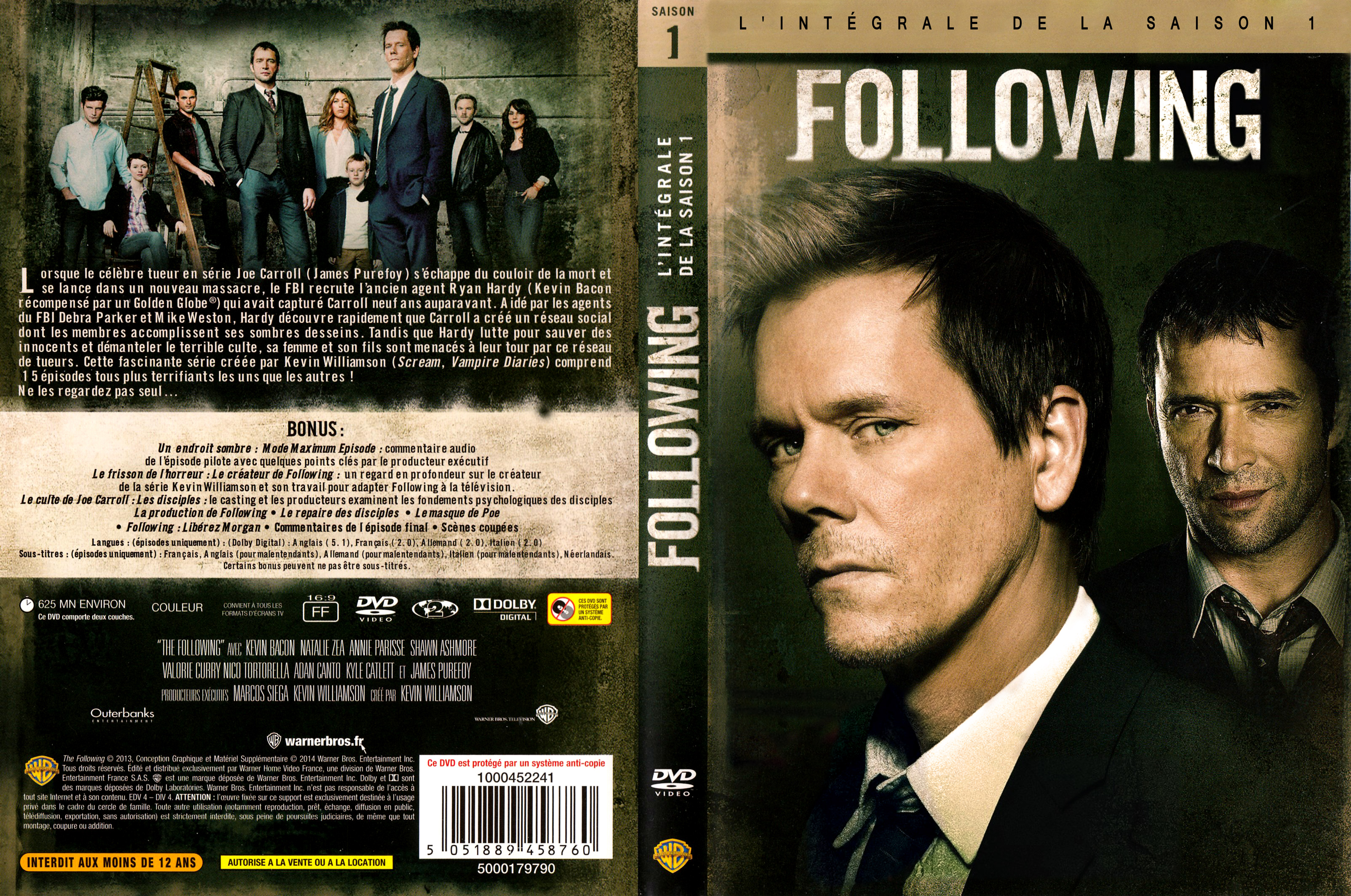 Jaquette DVD Following Saison 1