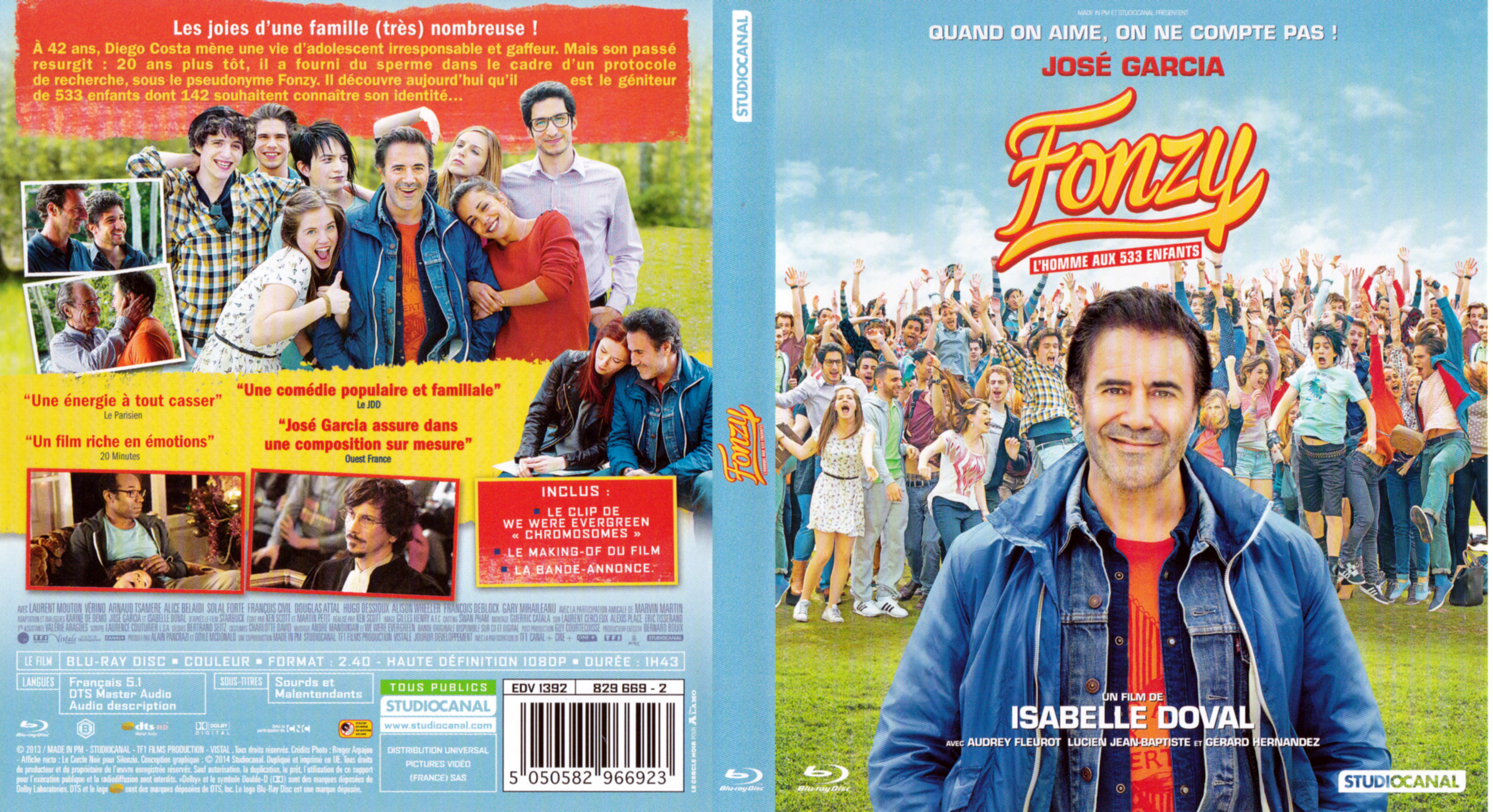 Jaquette DVD Fonzy (BLU-RAY)