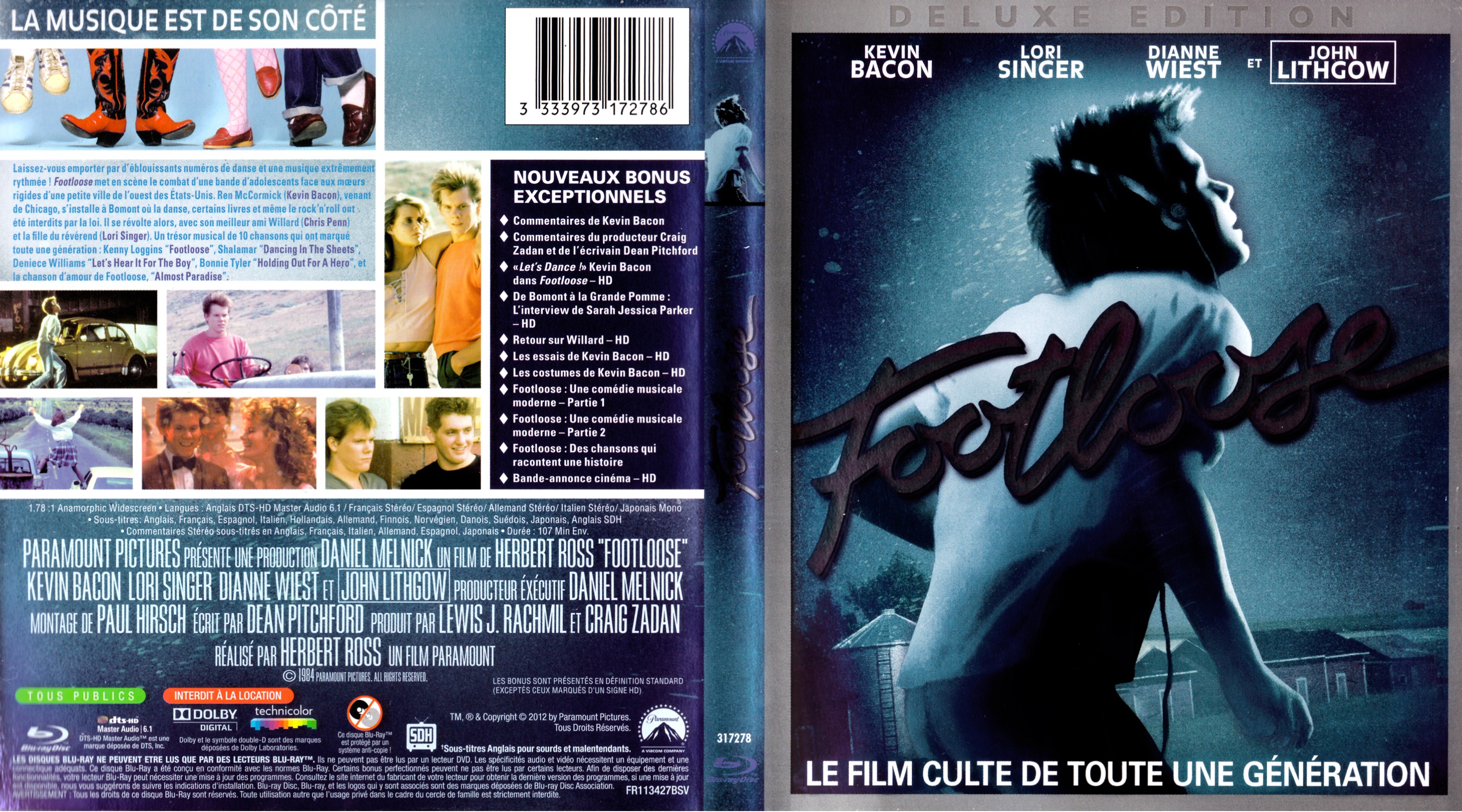 Jaquette DVD Footloose (BLU-RAY)