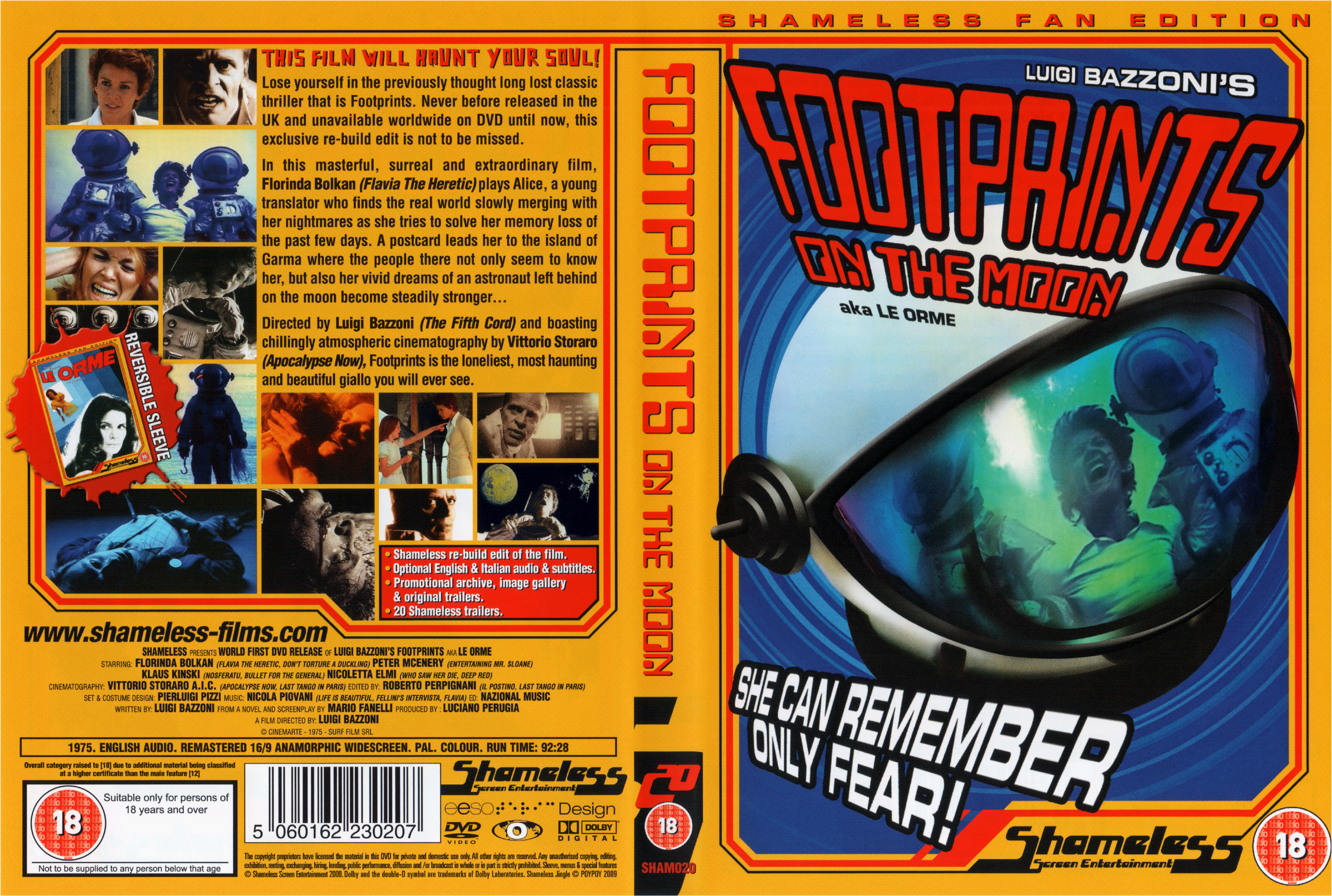 Jaquette DVD Footprints on the moon Zone 1